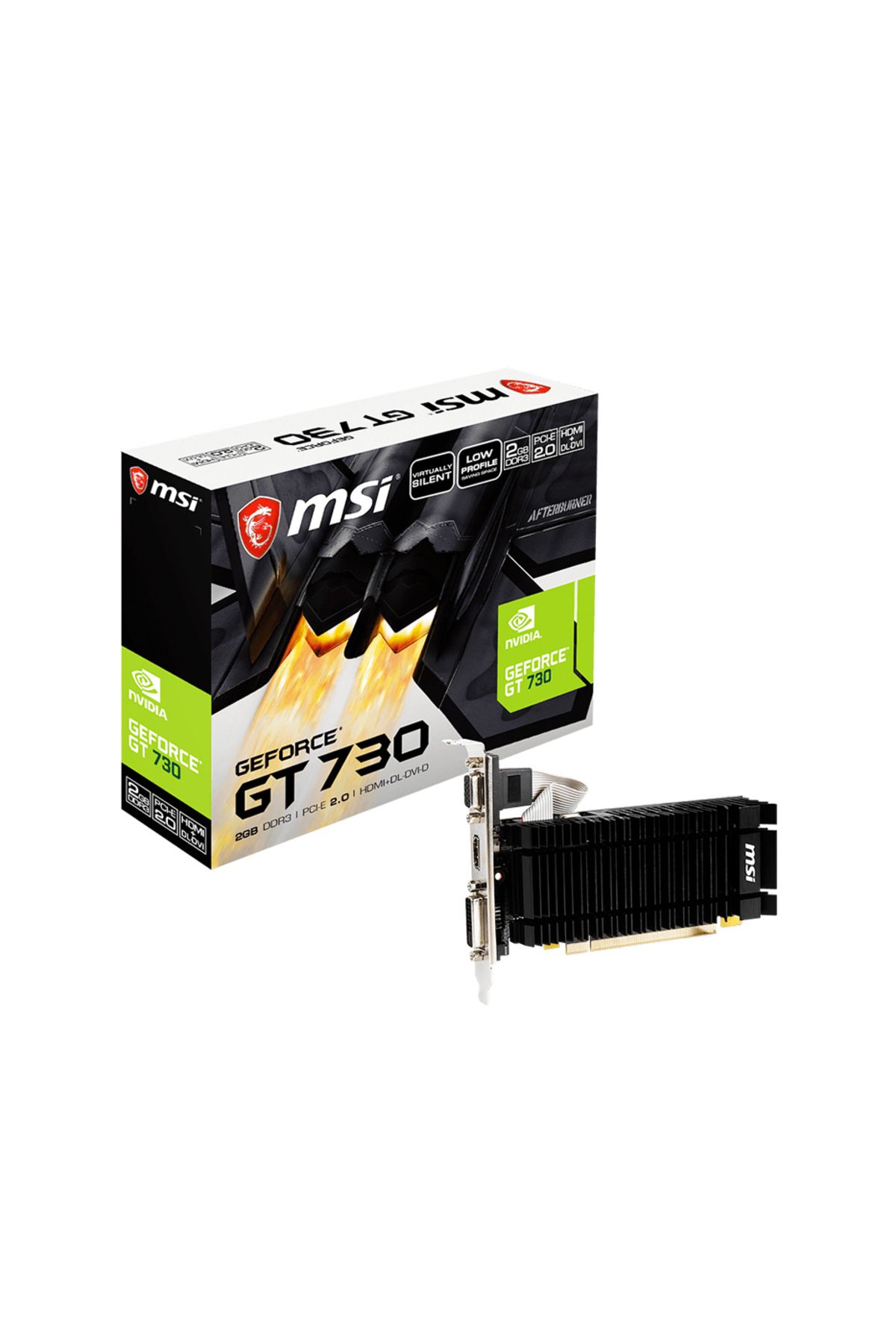 MSI GT730 N730K-2GD3H/LPV1 DDR3 2GB DL-DVI-D HDMI 64Bit