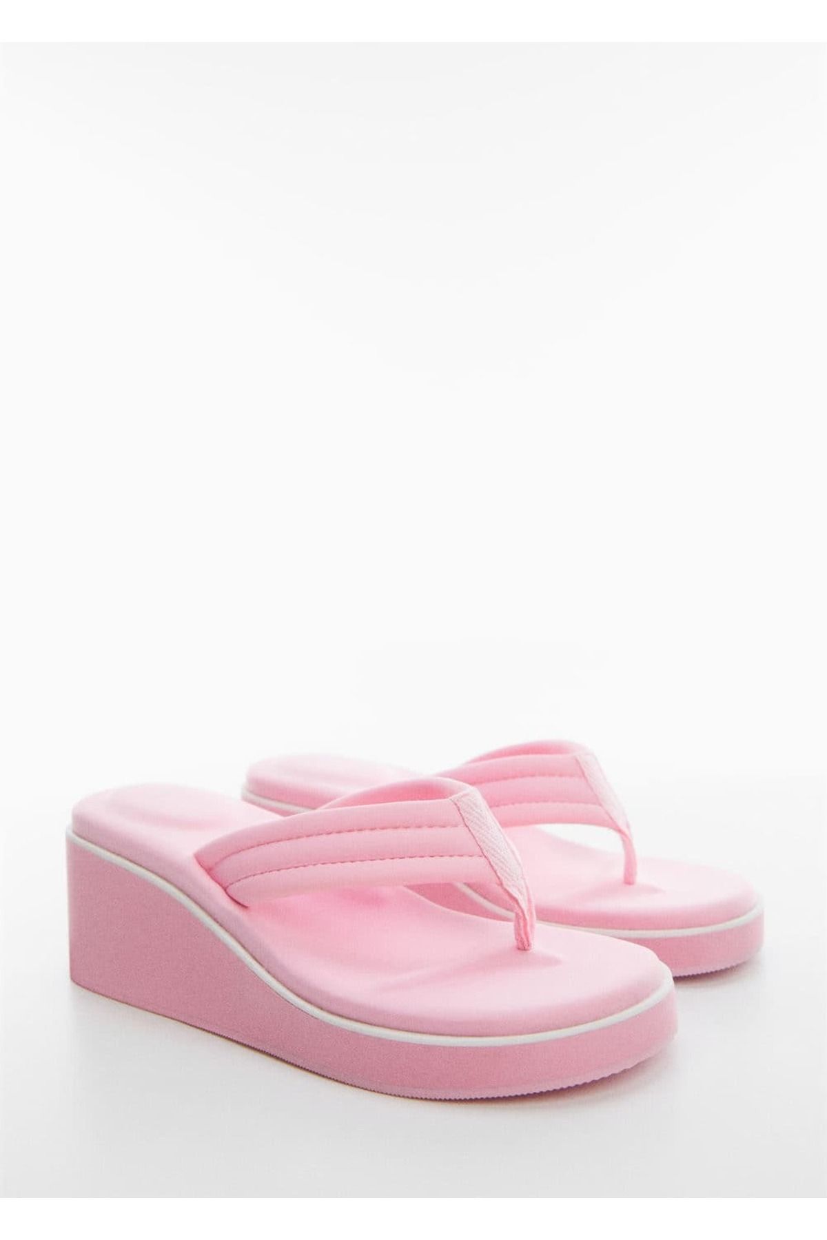 MANGO Kapitone Platform Sandalet