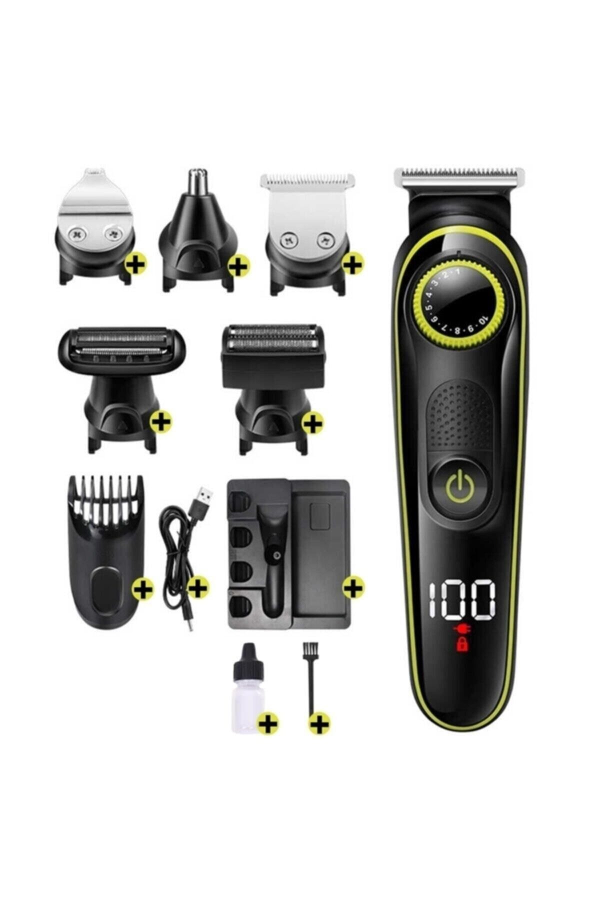 Genel Markalar İthalatçı Garantili Calido Cliper Ip 6577 Saç & Sakal Şekillendirici Tıraş Makinesi Erkek Bakım Set