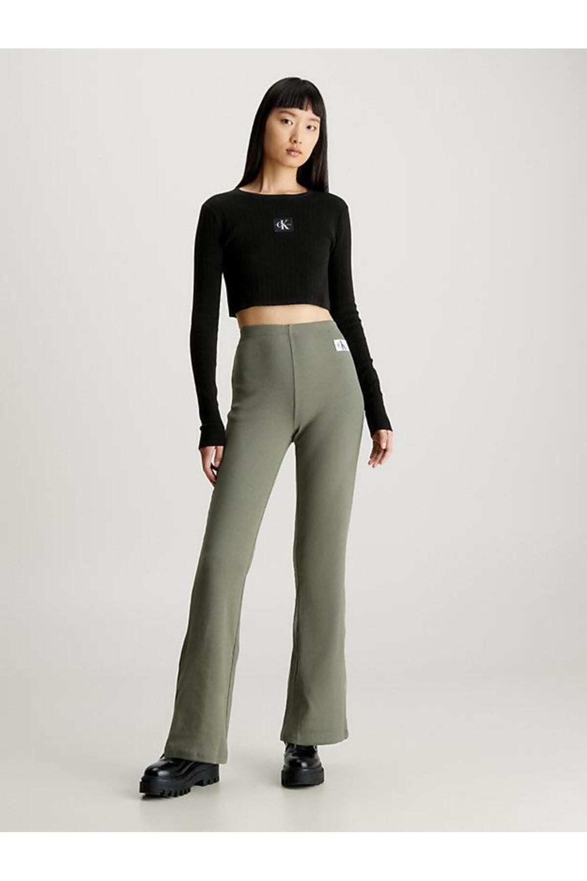 Calvin Klein Woven Label Straıght Pants