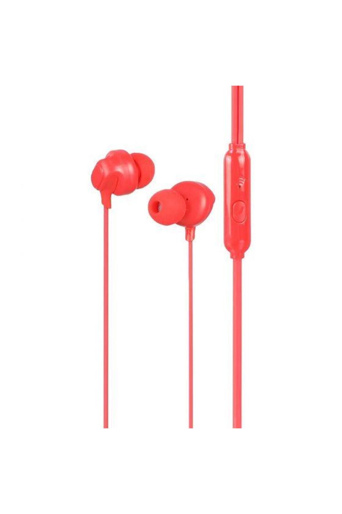 LENOVO Hf150 Mikrofonlu Kablolu Kulak I?çi Kulaklık Kırmızı