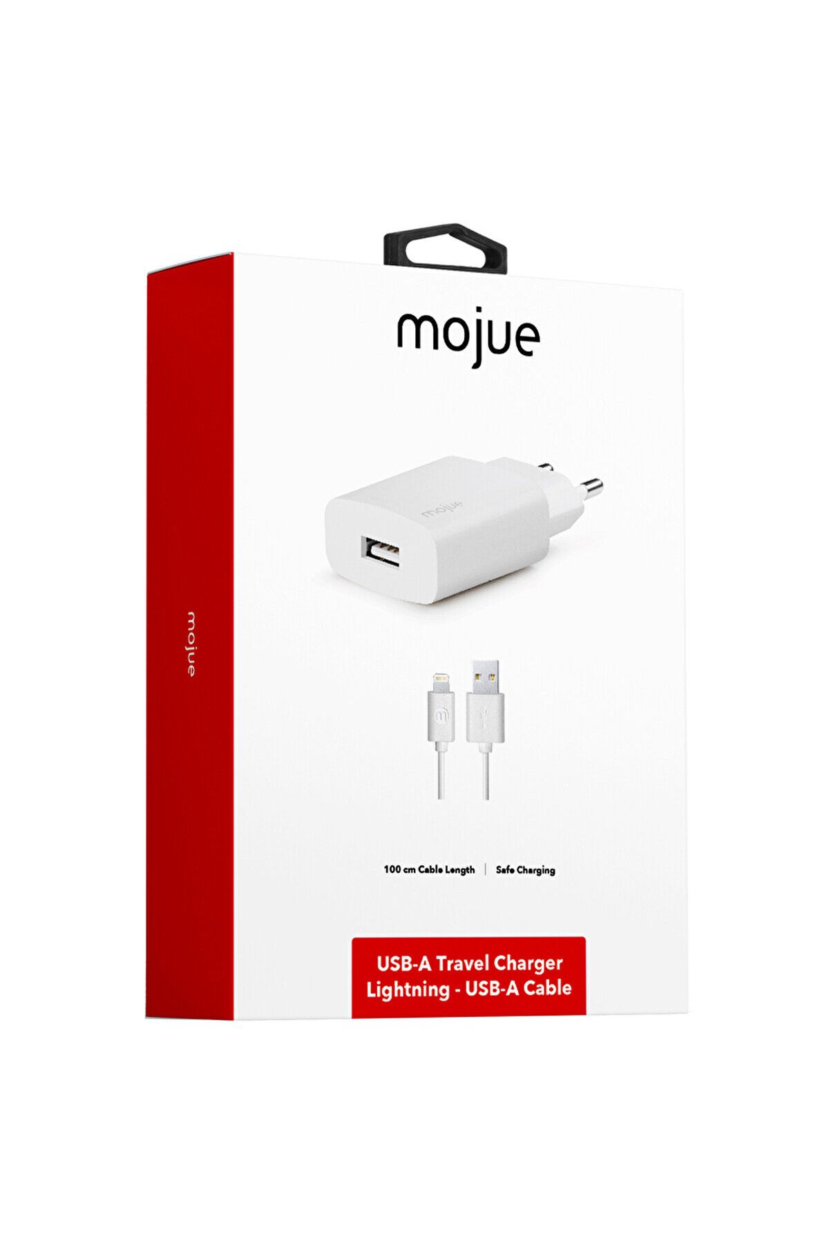 Mojue 1.5A Seyahat Şarj Aleti + iPhone Kablolu Beyaz MS10