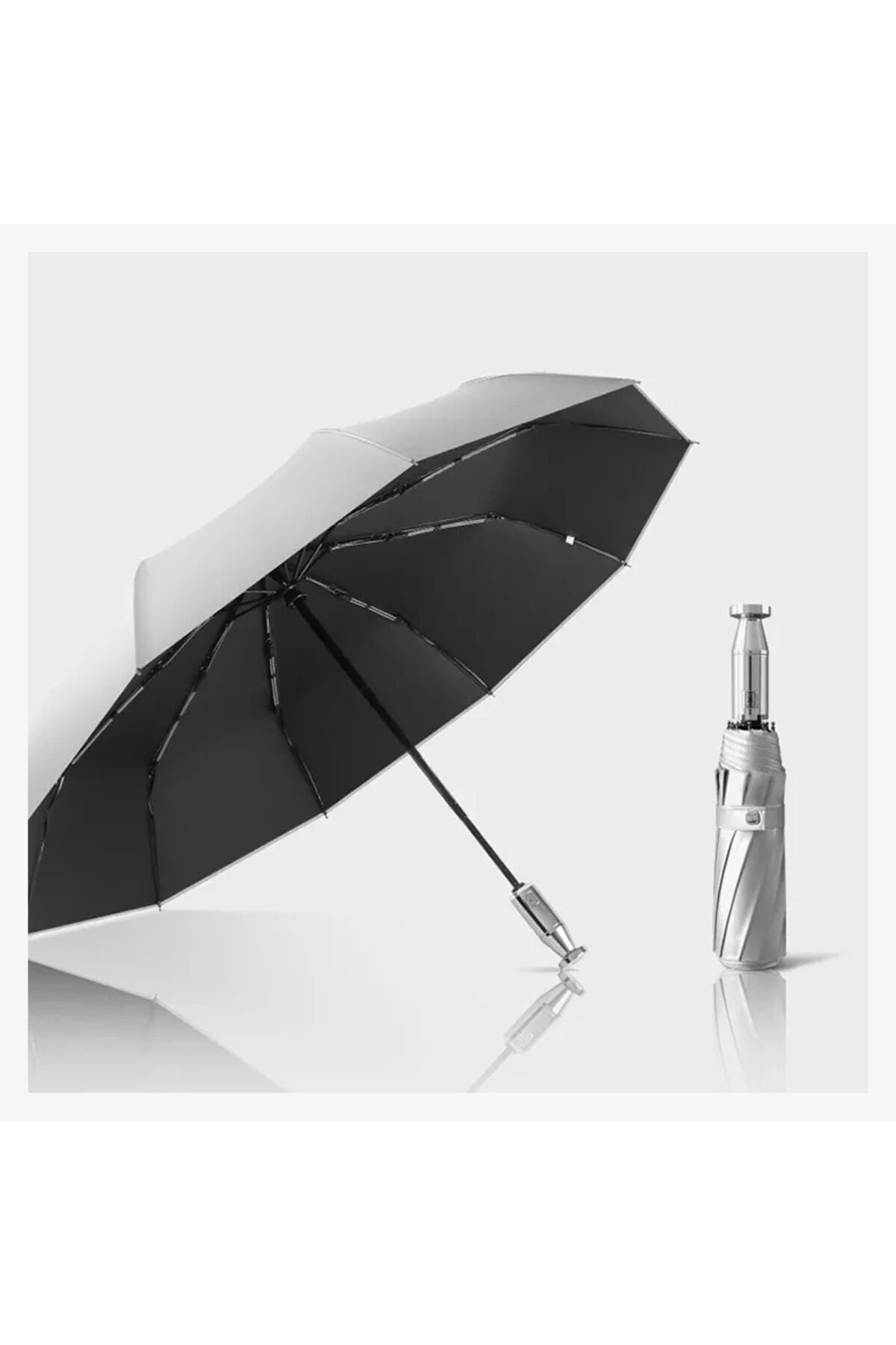 blisspremium Silver Luxury Şemsiye