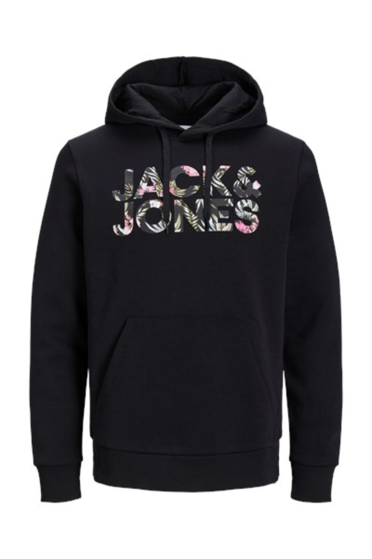 Jack & Jones Jack&Jones 12250682 JJEJEFF CROP LOGO SWEAT Siyah