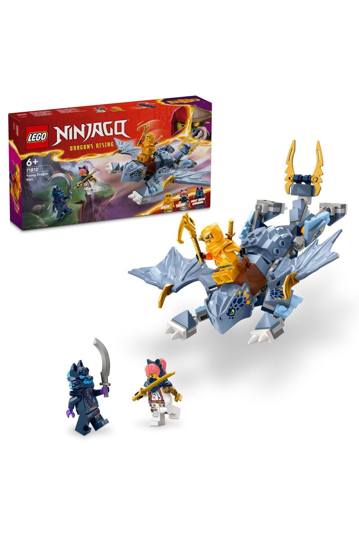 LEGO ® NINJAGO® Genç Ejderha Riyu 71810 - 6 Yaş ve Üzeri İçin Yapım Seti (132 Parça)