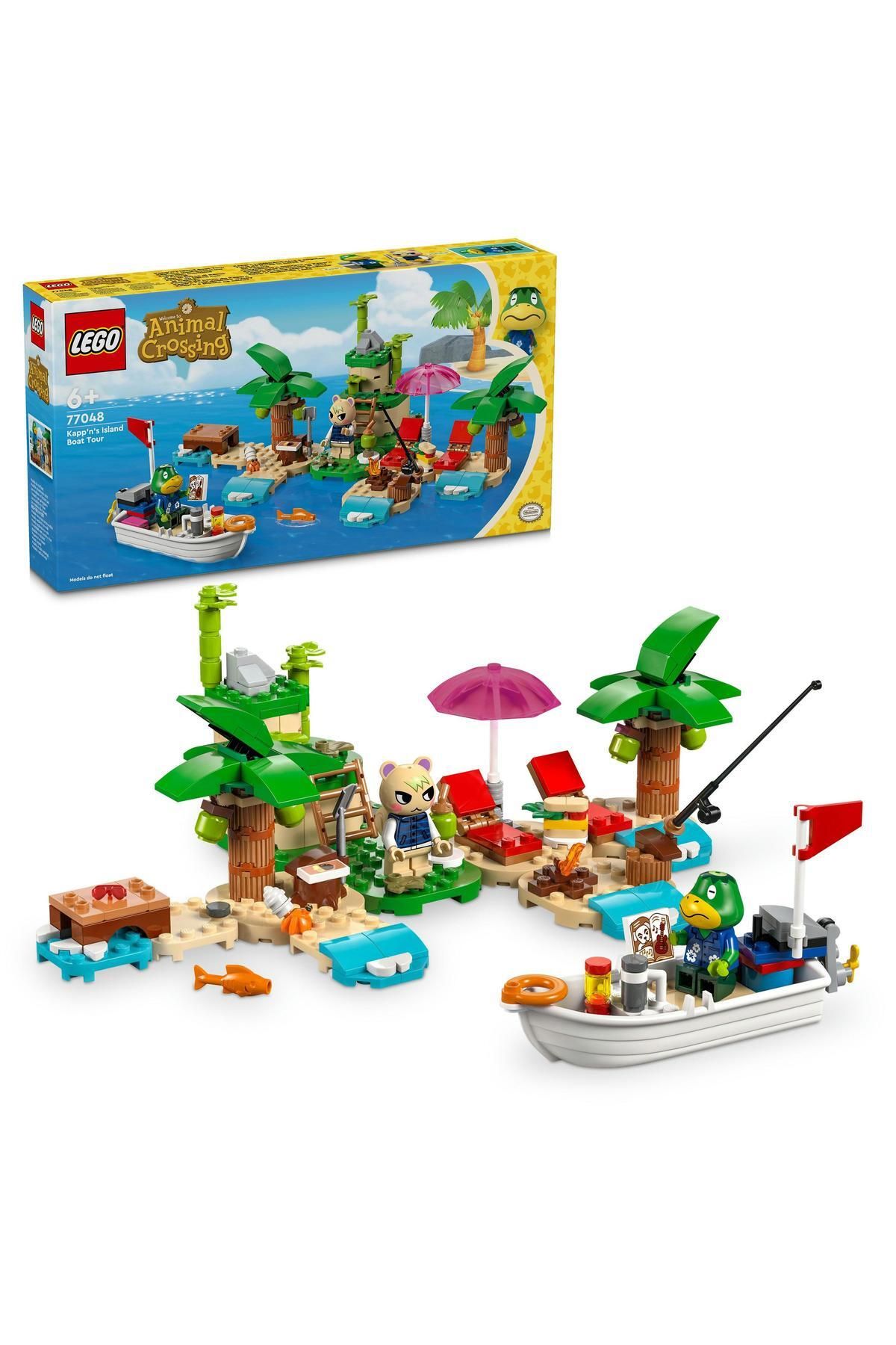 LEGO ® Animal Crossing™ Kapp'n Ada Tekne Turunda 77048 - 6 Yaş ve Üzeri İçin Yapım Seti (233 Parça)