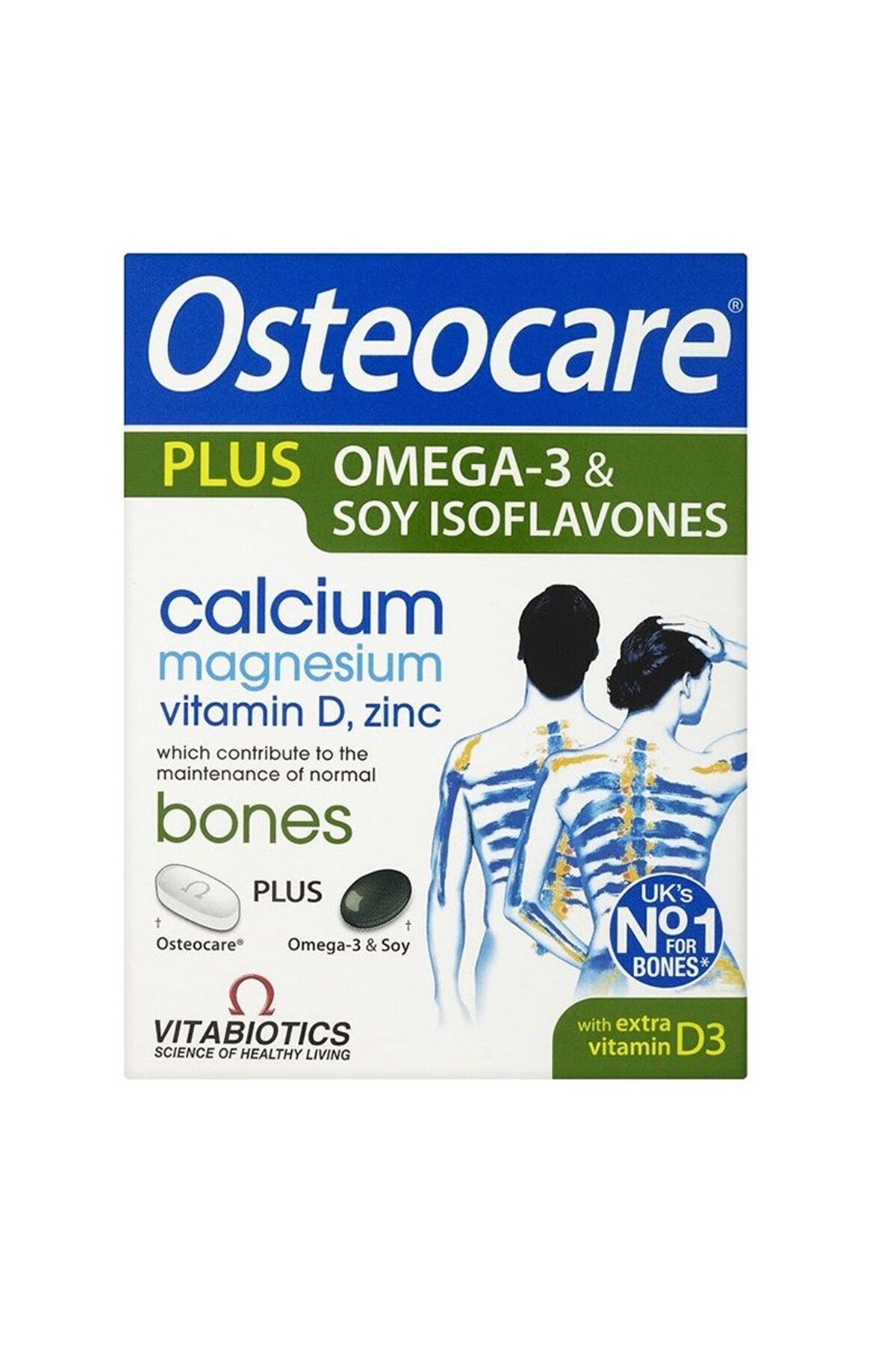 Osteocare Vitabiotics Osteocare Plus Omega 3 Takviye Edici Gıda 84 Tablet