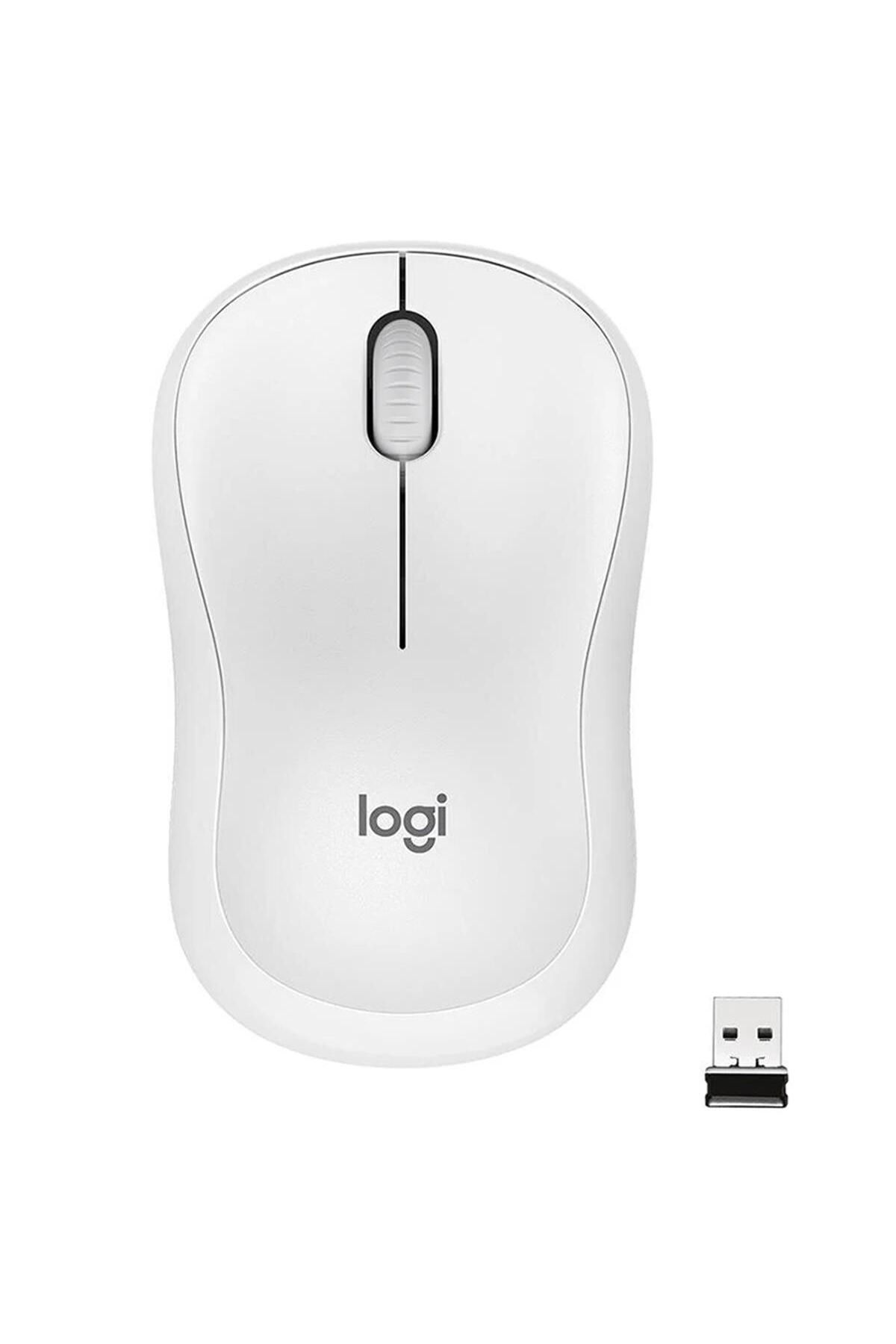 logitech M221 Sessiz Beyaz Kablosuz Mouse (4202)