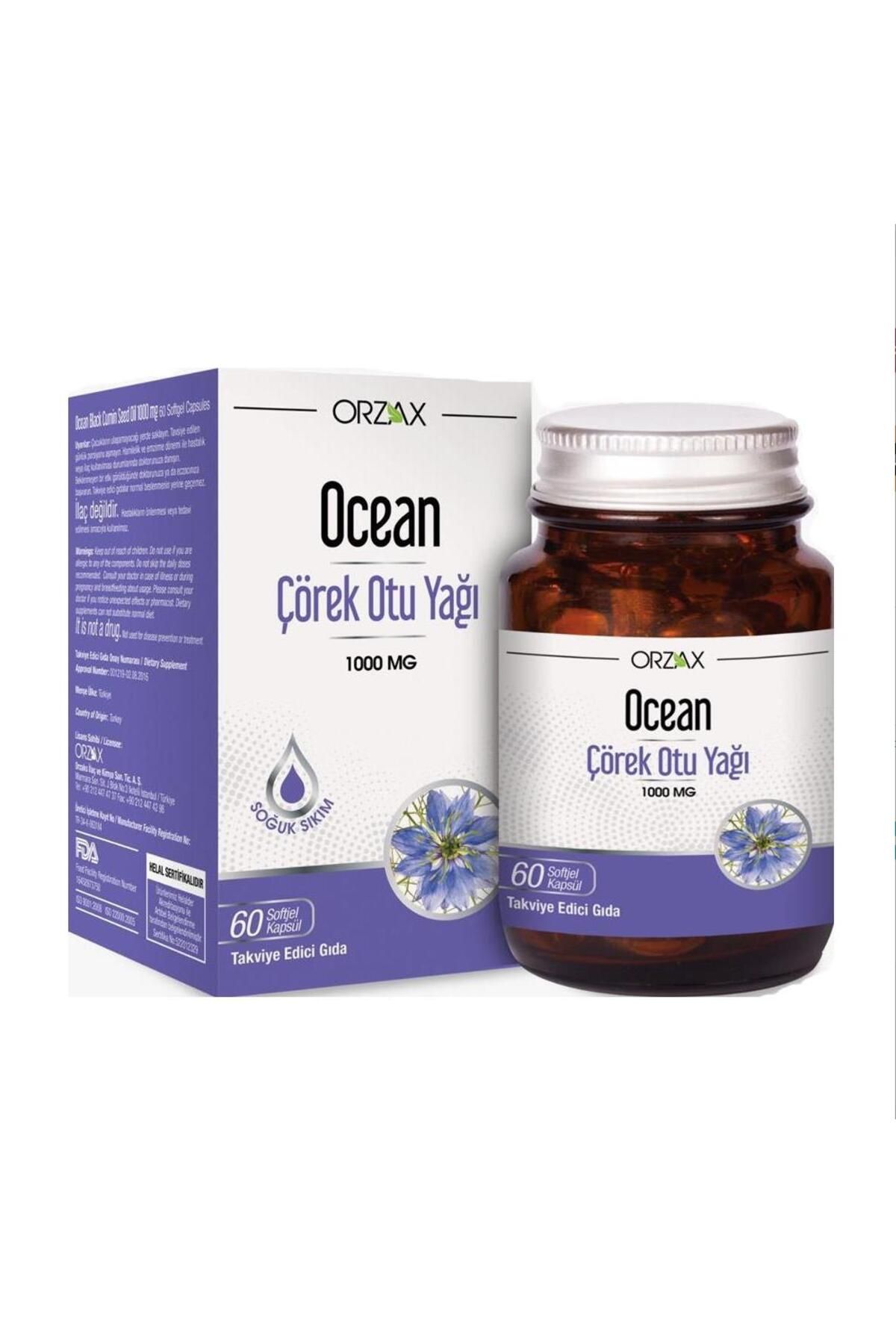 Ocean Orzax Ocean Çörek Otu Yağı 60 Kapsül