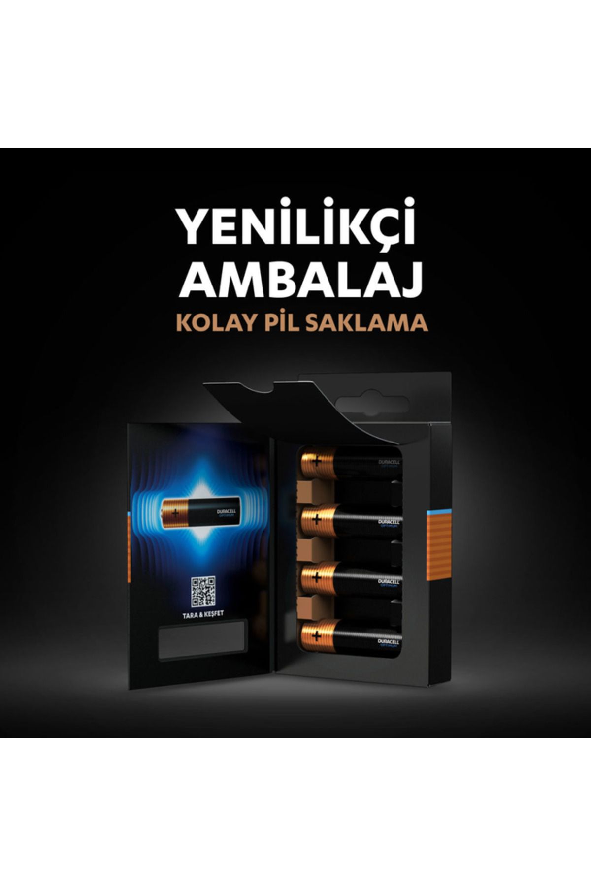 Genel Markalar CLZ192 DURACELL OPTIMUM AAA İNCE PİL 4LÜ (4172)