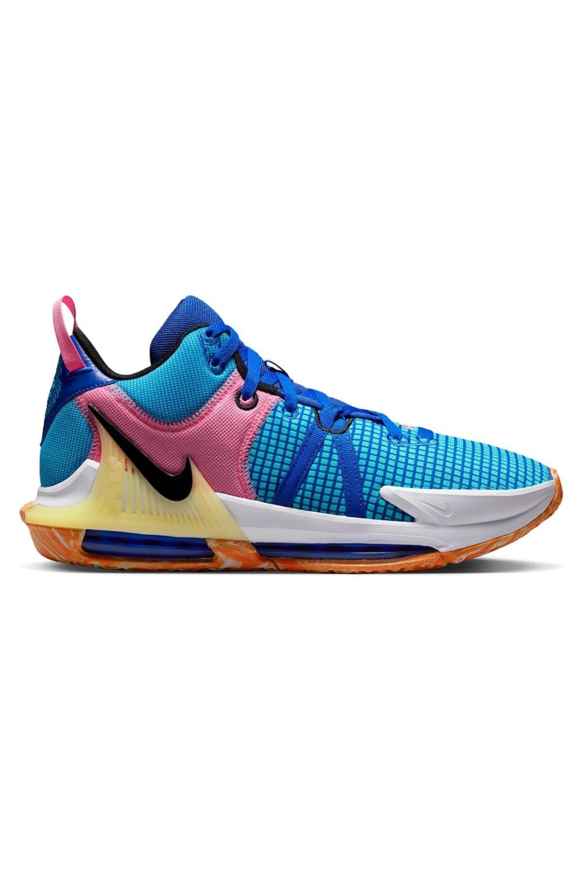 Nike Lebron Witness VII Erkek Mavi Basketbol Ayakkabısı