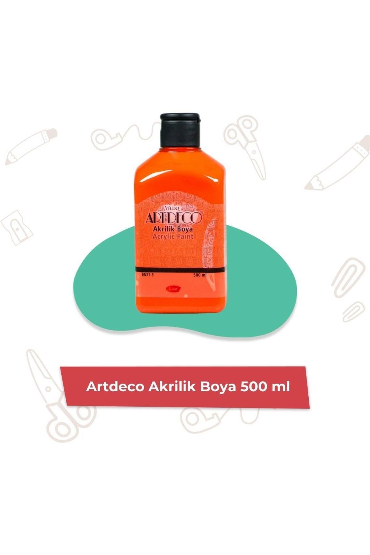 Artdeco Akrilik Boya 500 ml En71-3 (TURUNCU)