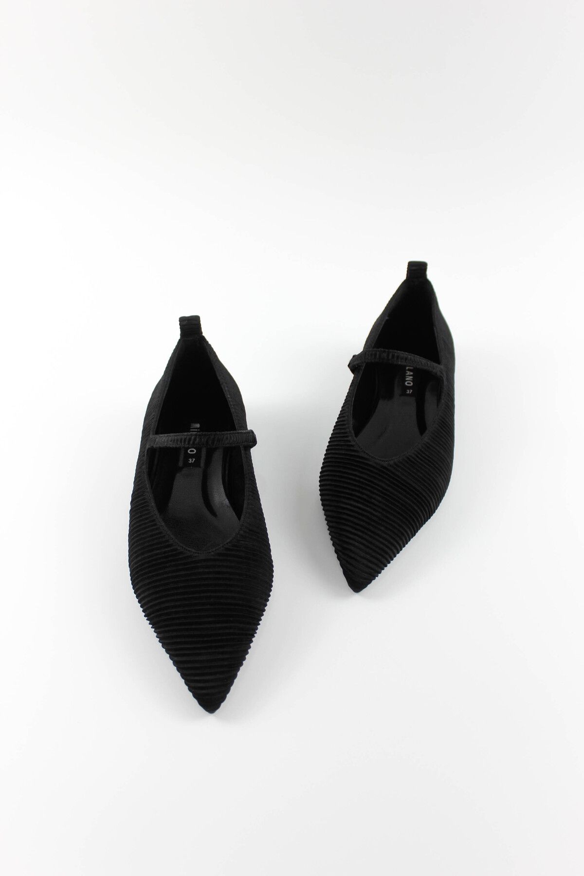 Milan Sivir uçlu topuklu göndelik ayakkabı
