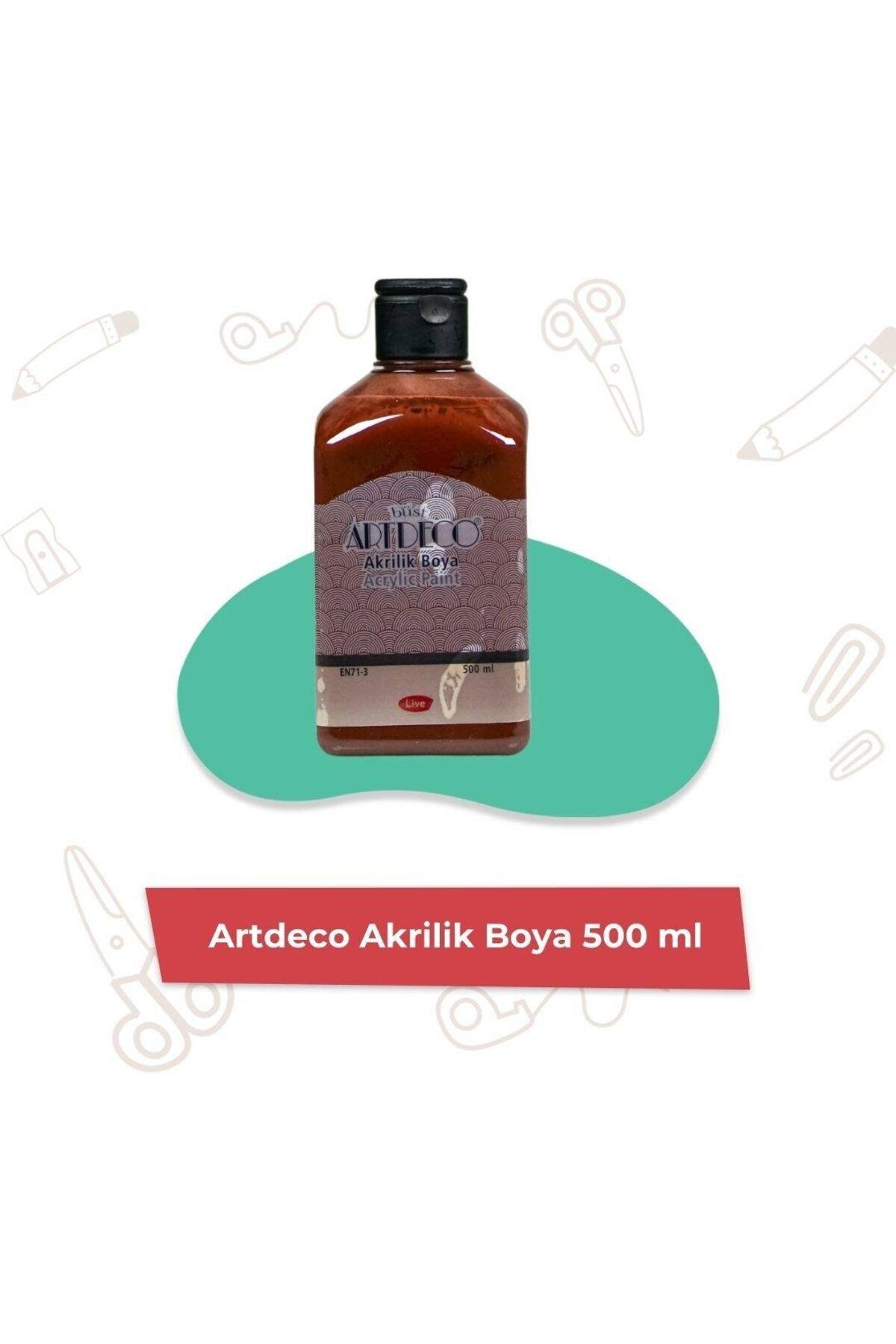 Artdeco Akrilik Boya 500 ml En71-3 (KAHVERENGİ)