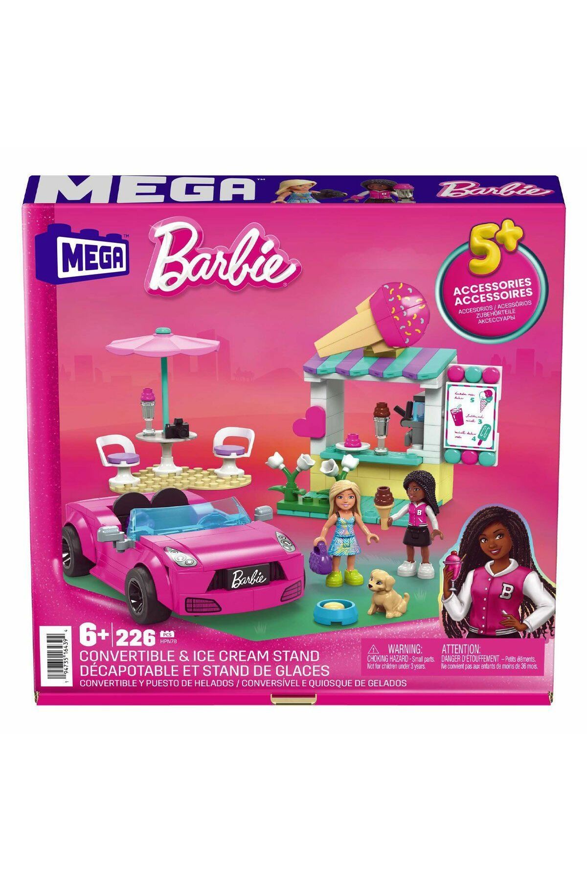 Angel Of Life HPN78 MEGA Barbie® Dondurma Standı 226 parça +6 yaş