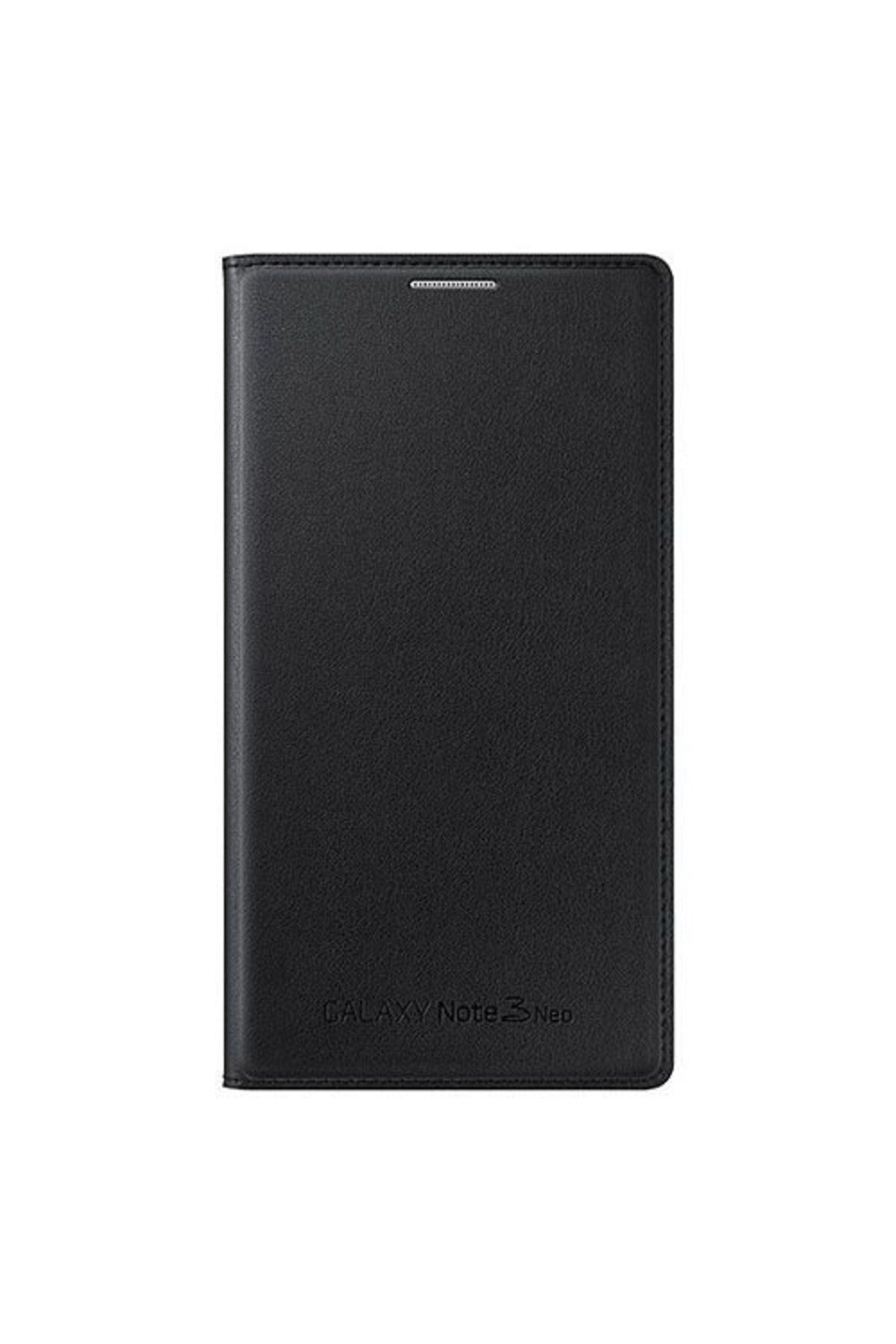 Samsung Galaxy Note 3 Neo Kılıf Flip Wallet Siyah Ef-wn750b