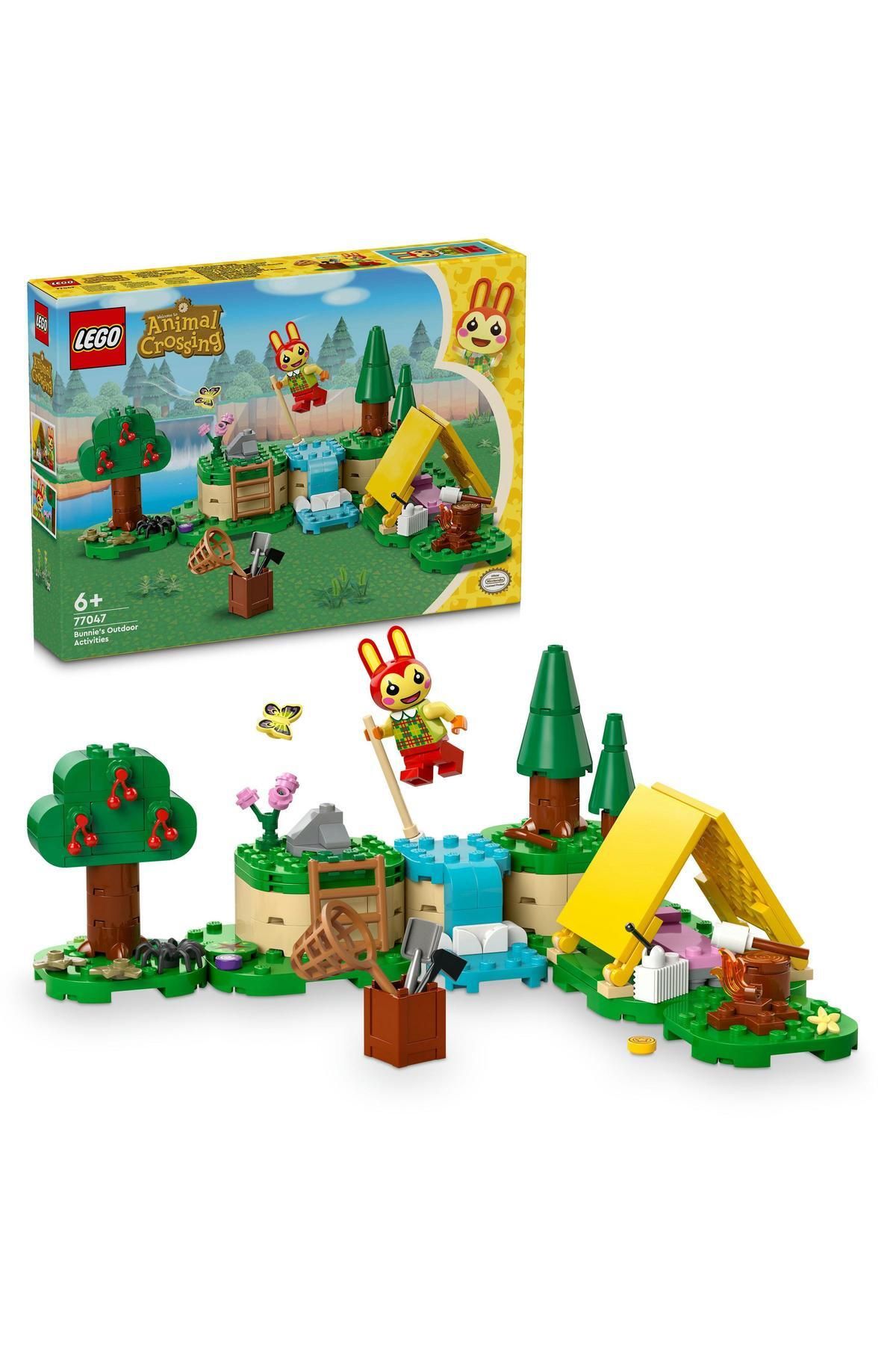 LEGO ® Animal Crossing™ Bunnie Açık Hava Aktivitesinde 77047-6 Yaş& Üzeri İçin Yapım Seti (164 Parça)