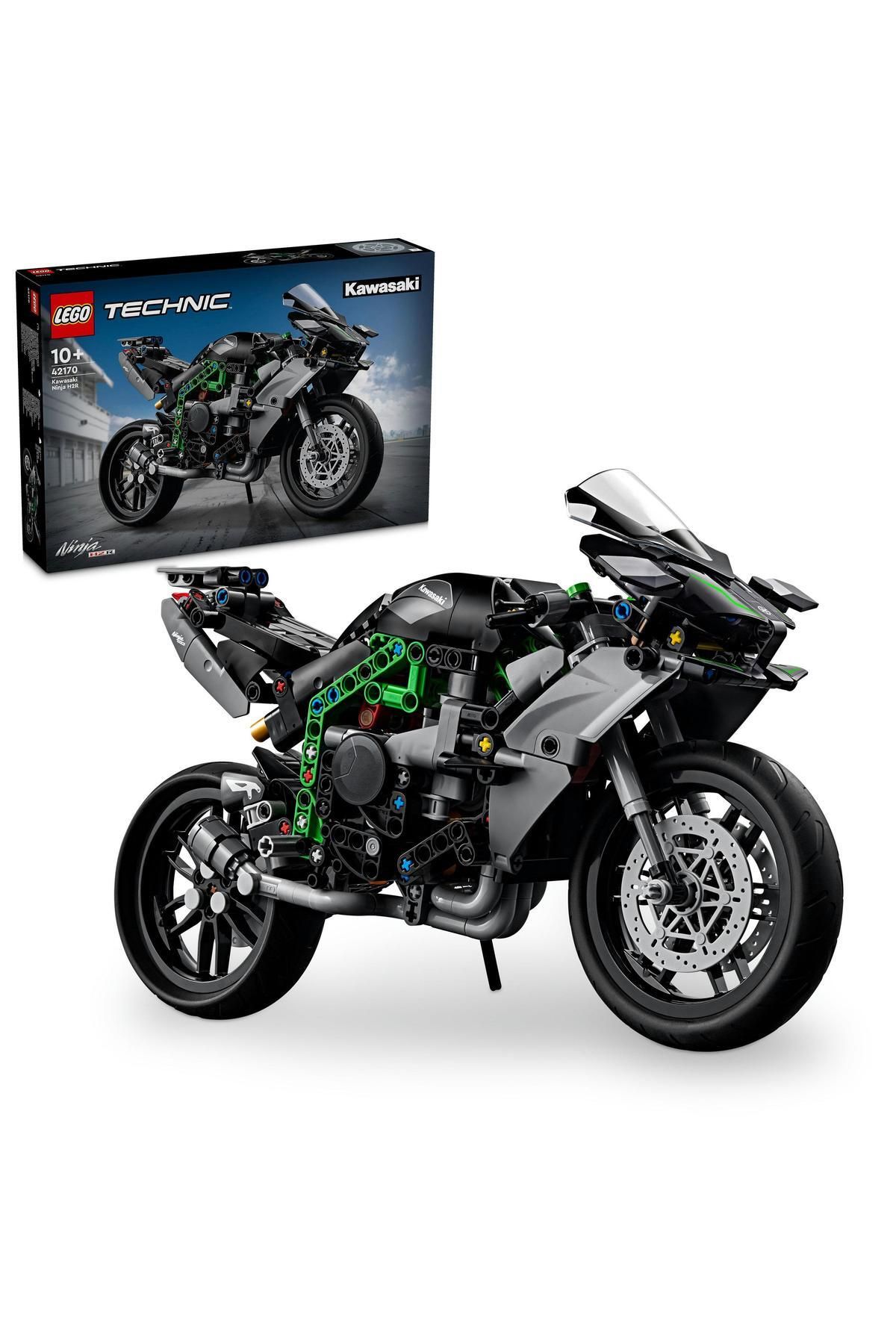 LEGO ® Technic Kawasaki Ninja H2R Motosiklet 42170 - 10 Yaş ve Üzeri İçin Yapım Seti (643 Parça)