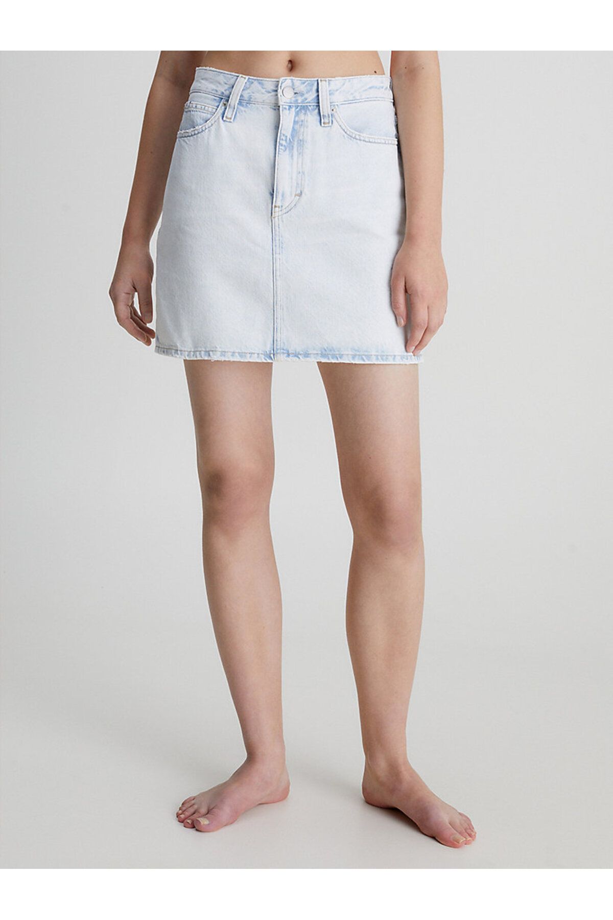 Calvin Klein High Rise A-line Mini Skirt