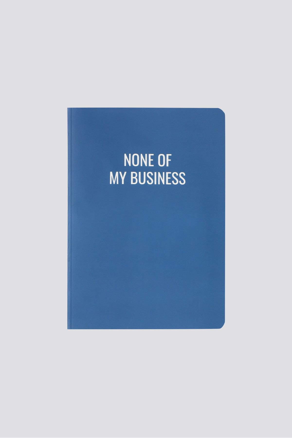 gentry Slogan Detaylı Çizgisiz Lacivert Tasarım Defter | A5 Defter | 88 Sayfa