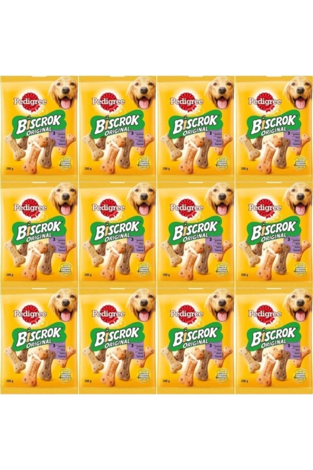 Pedigree Biscrok Multi Mix Köpek Ödül Maması Bisküvi 200 gr X 12 Adet