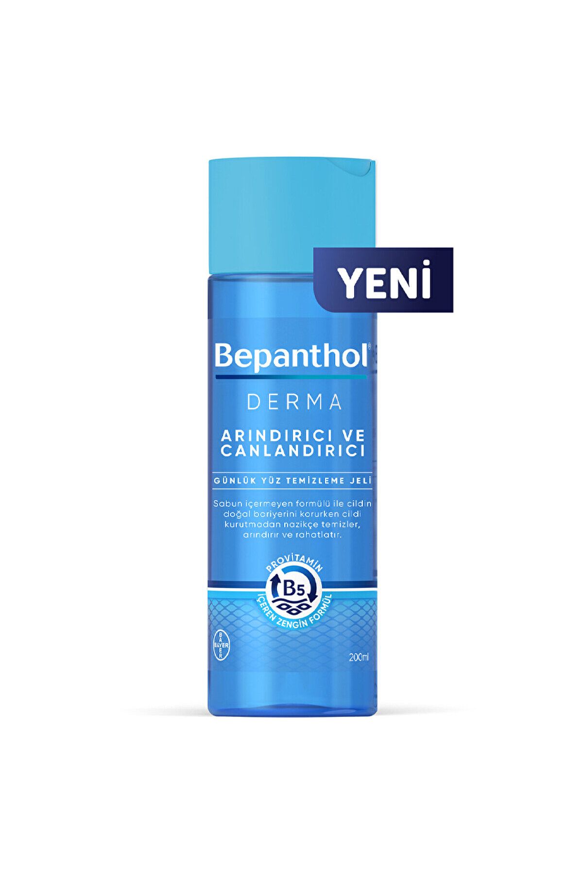 Bepanthol Derma Arındırıcı & Canlandırıcı Günlük Yüz Temizleme Jeli 200 ml