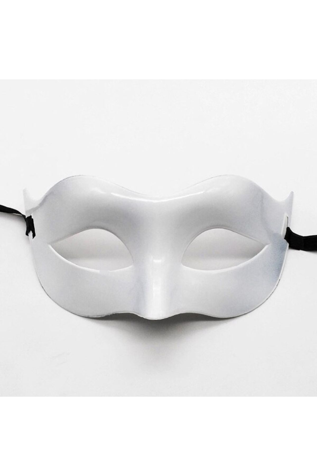 ERTEN Beyaz Renk Masquerade Kostüm Partisi Venedik Balo Maskesi (4352)