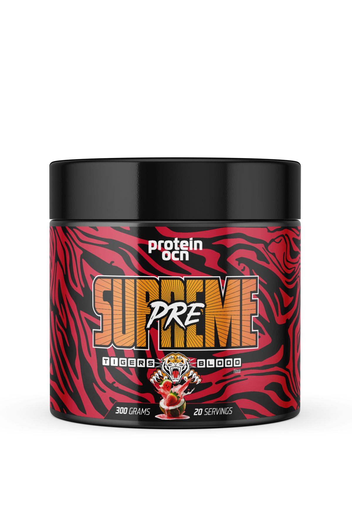 Proteinocean PREWORKOUT SUPREME Tigers Blood - 300g - 20 servis