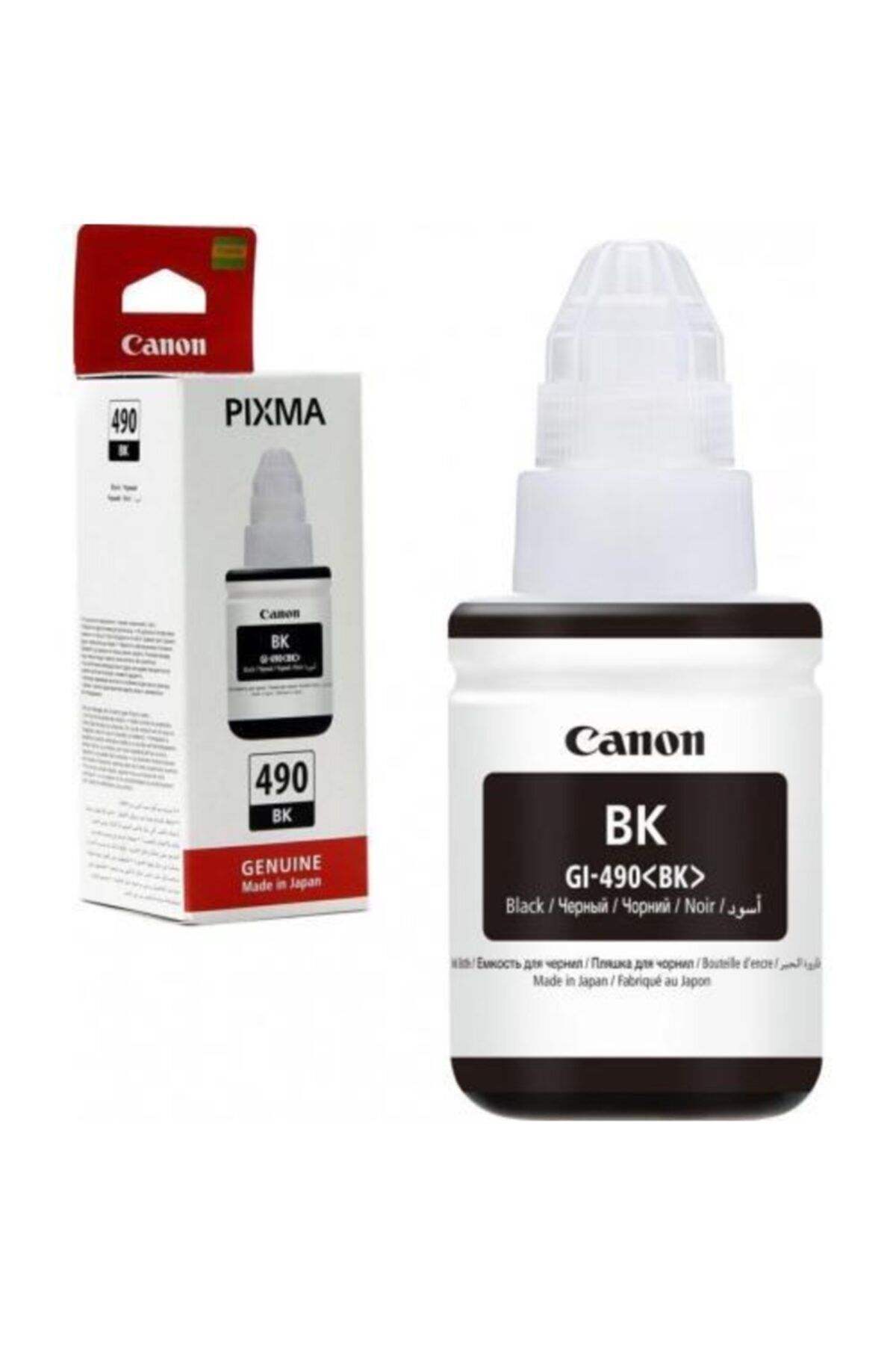 Canon Gı-490 Pixma G1411 Orjinal siyah mürekkep kartuşu 135ml.
