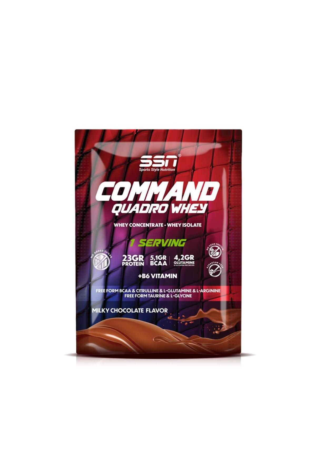 SSN Sports Style Nutrition Command Quadro Whey Şase (ÇİKOLATA) Protein Tozu