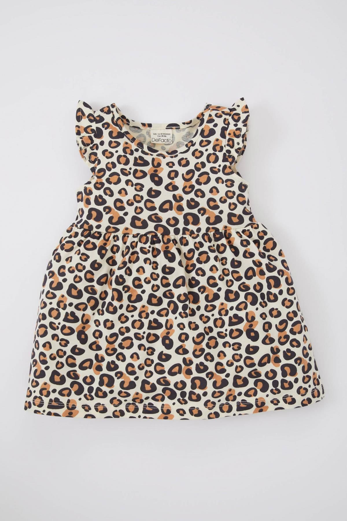 Defacto Kız Bebek Desenli Kolsuz Elbise A0136a523sm