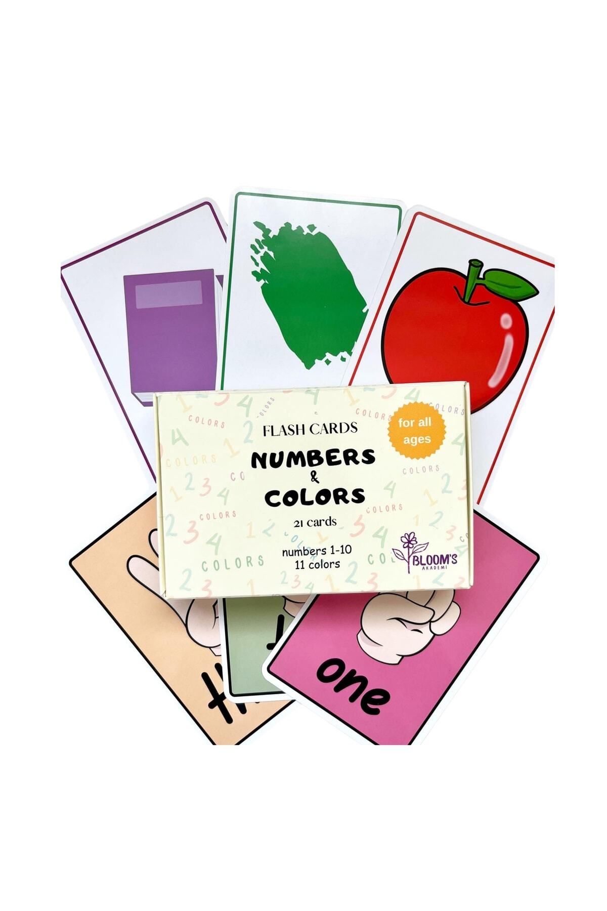 Blooms Akademi Bloom's Akademi Ingilizce Flash Kart Sayılar Ve Renkler