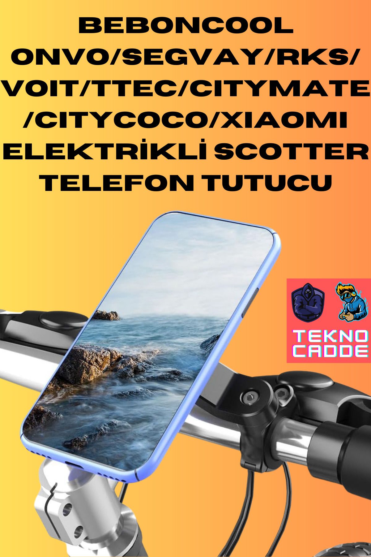 CAFELE Onvo/segvay/rks/voit/ttec/citymate/citycoco/xiaomi Elektrikli Scooter Telefon Tutucu