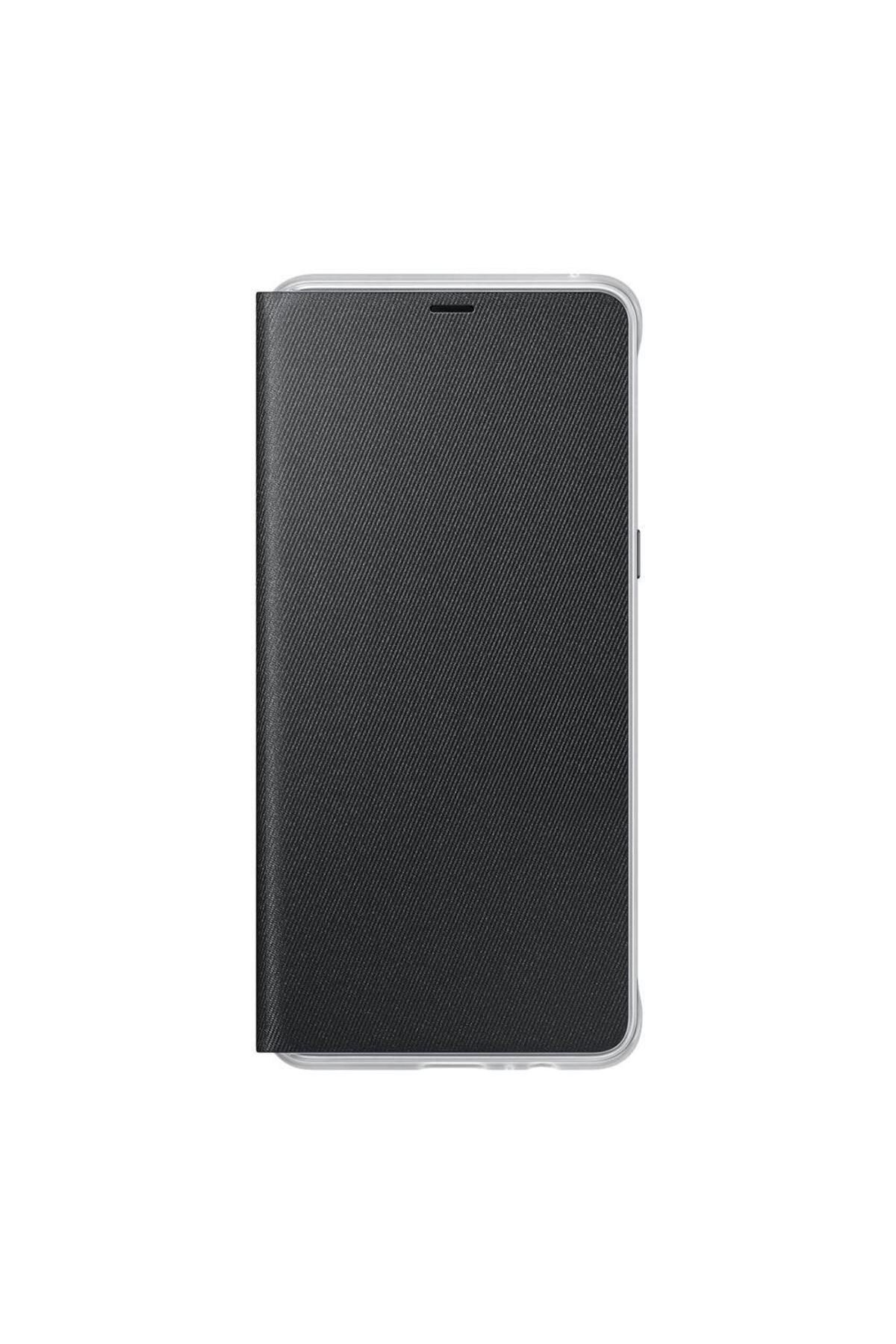 Samsung Galaxy A8 Plus (2018) Neon Flip Koruyucu Kılıf Siyah Ef-fa730pbegww