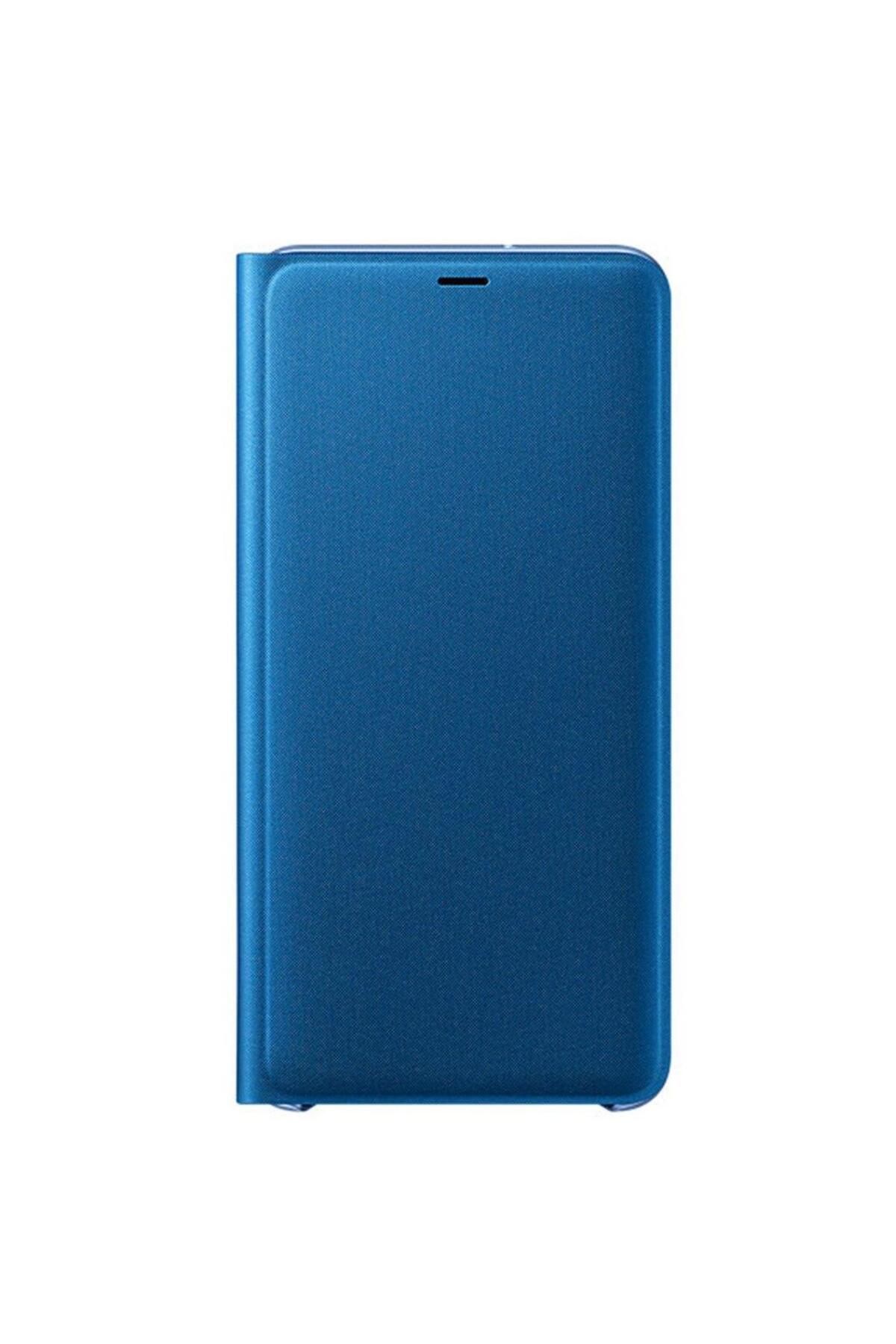 Samsung Galaxy A7 2018 Wallet Cover Kılıf Mavi Ef-wa7500plegww