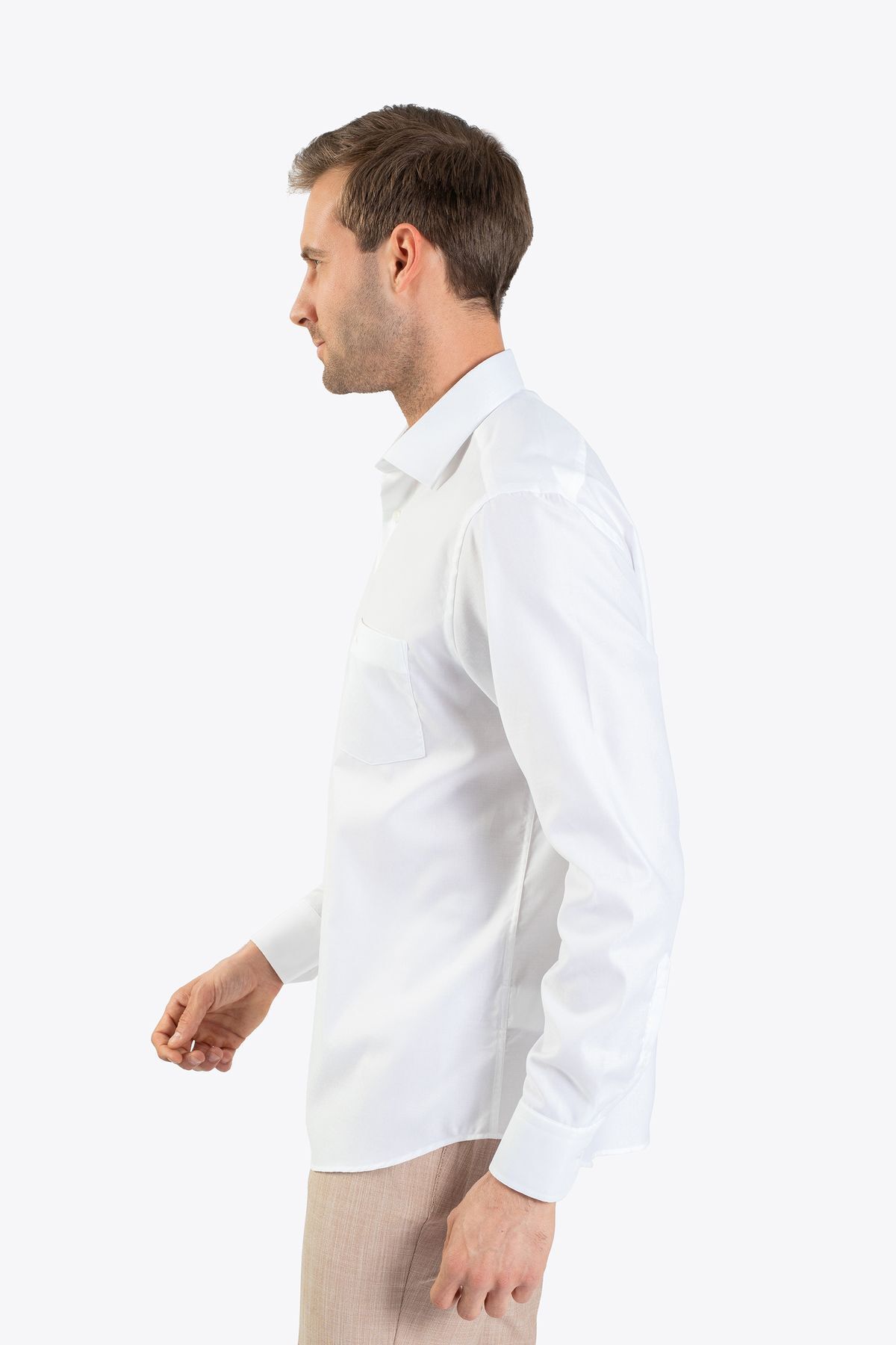 Karaca Erkek Regular Fıt Gömlek-Beyaz