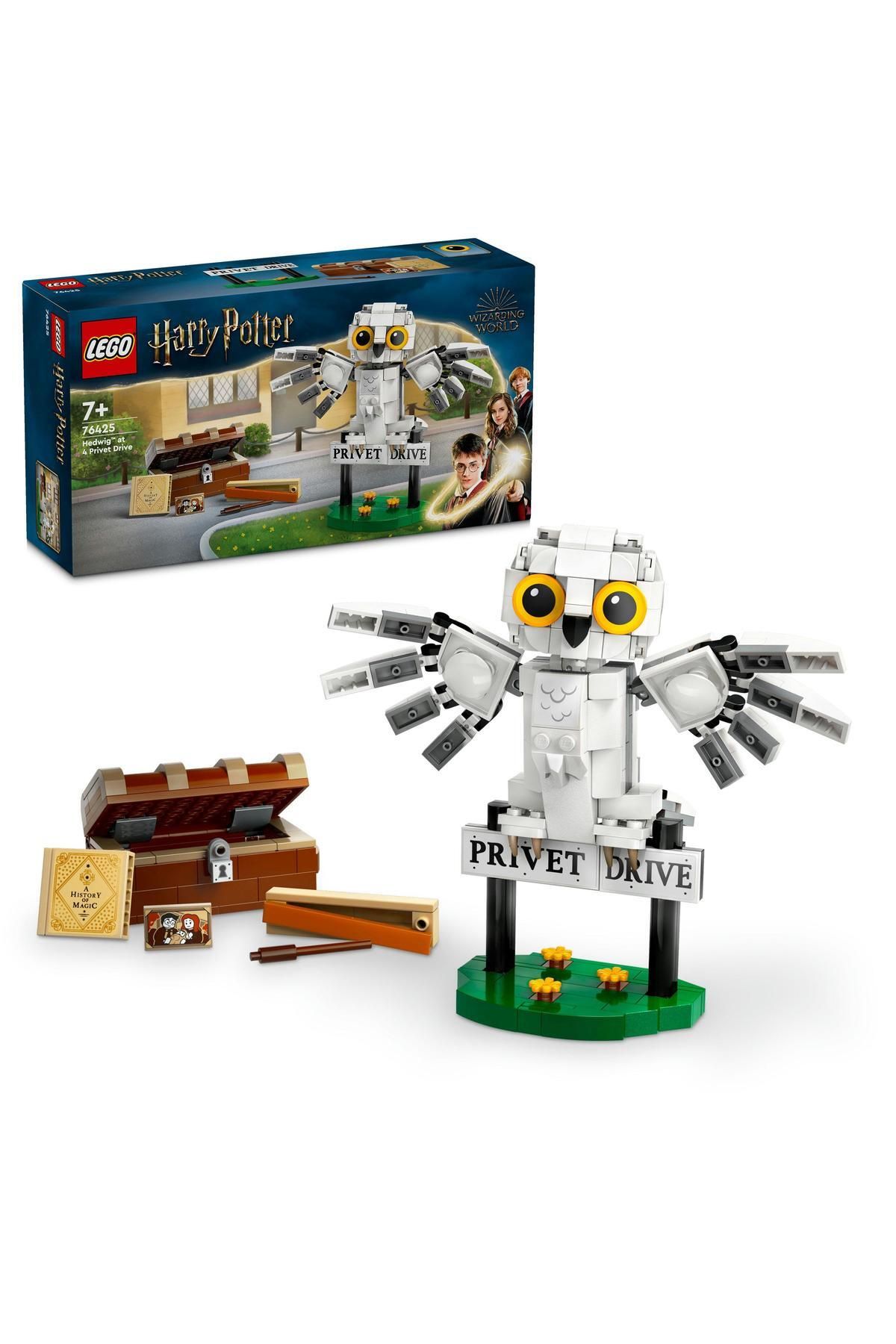 LEGO ® Harry Potter™ Hedwig™, Privet Drive 4 Numara’da 76425 - 7 Yaş+ İçin Yapım Seti (337 Parça)
