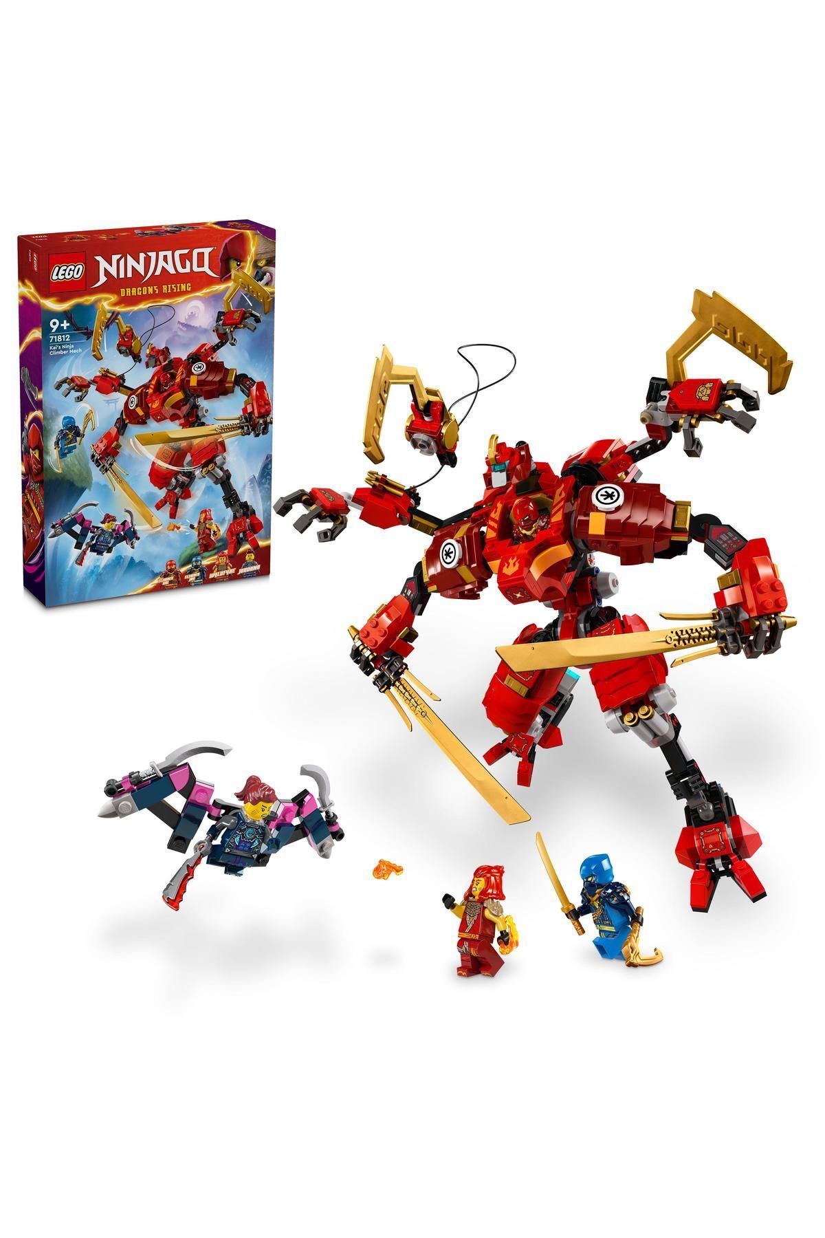 LEGO ® NINJAGO® Kai’nin Ninja Tırmanma Robotu 71812 - 9 Yaş ve Üzeri İçin Yapım Seti (623 Parça)