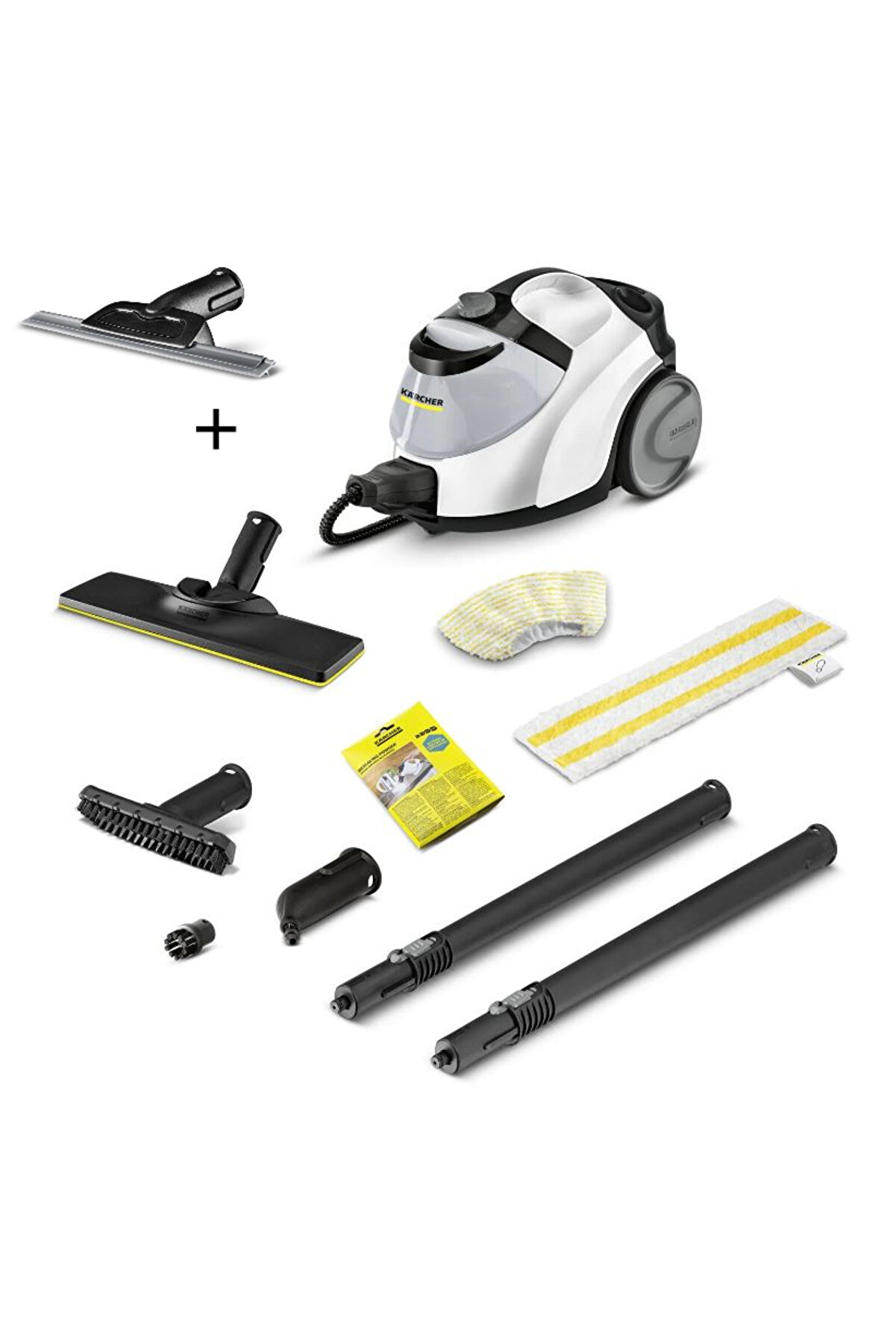 SC 5 Easyfix Iron Plug Buharlı Temizlik Makinesi 68 Cam Temizleme Modülü