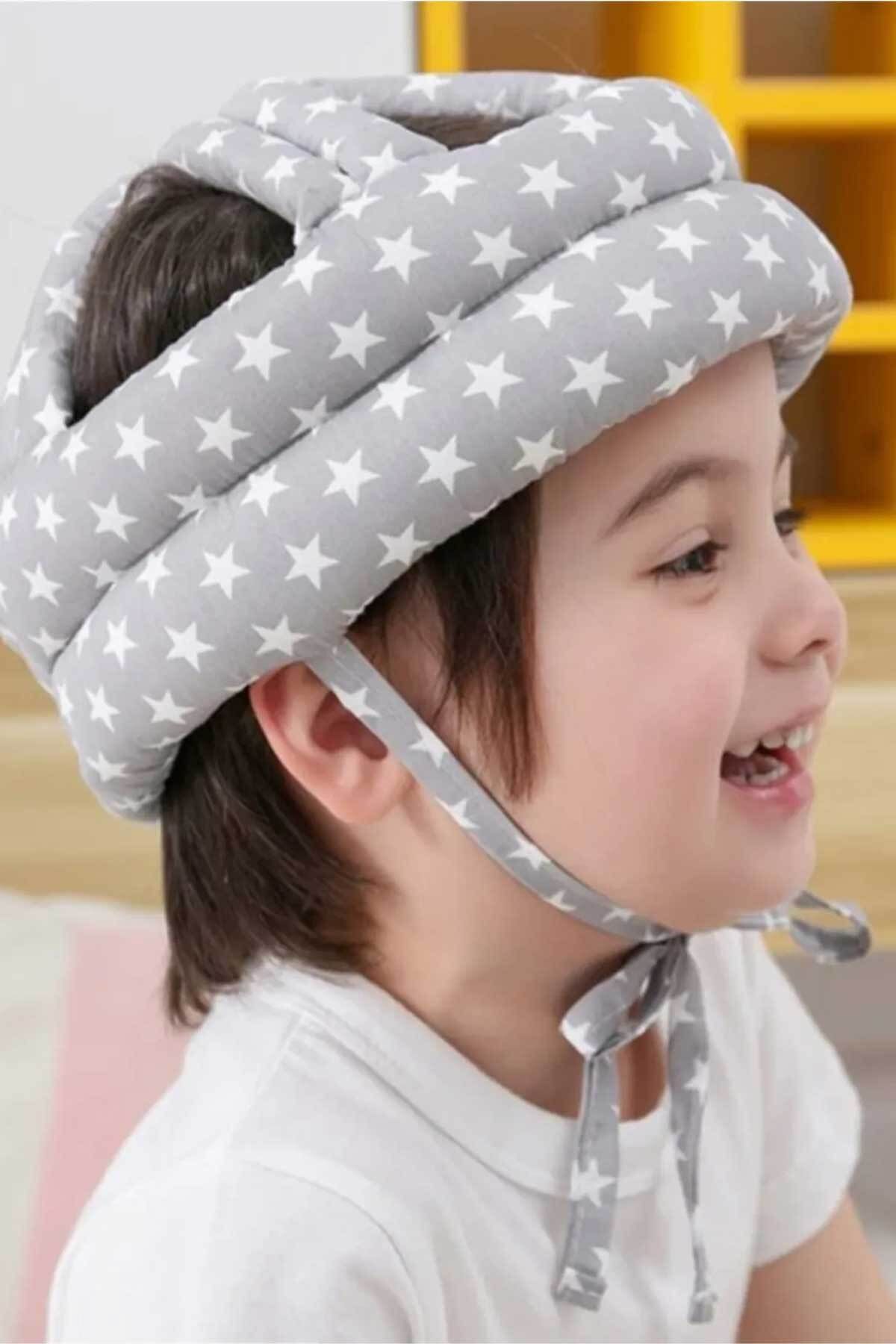 RevuBaby Ayarlanabilir Bebek Çocuk Baş Kafa Koruma Güvenlik Kaskı - Bebek Kafa Koruyucu -Bebek Emniyet Kaskı