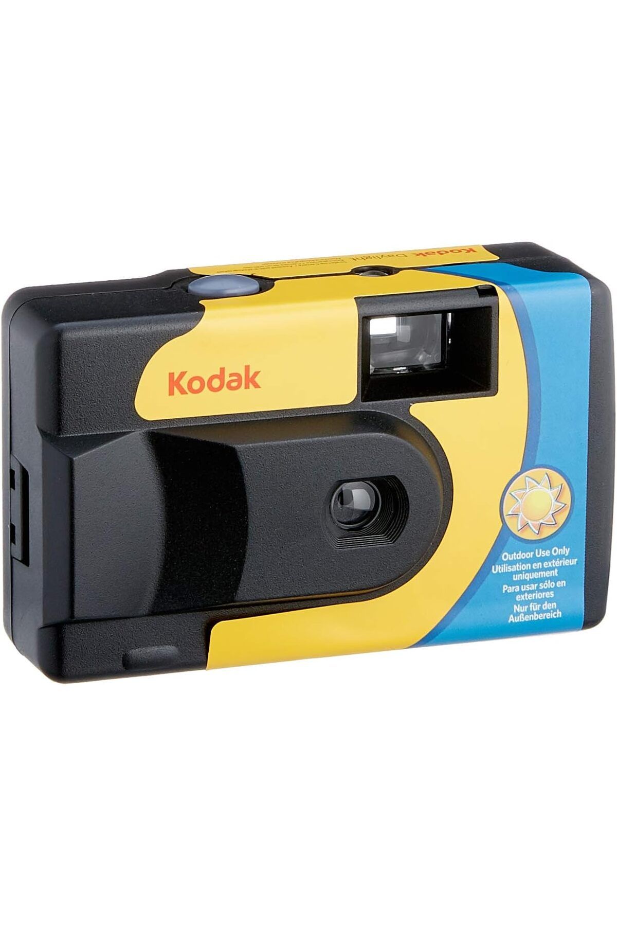 Kodak SUC Daylight 39 800ISO Tek Kullanımlık Fotoğraf Makinesi, Sarı/Mavi