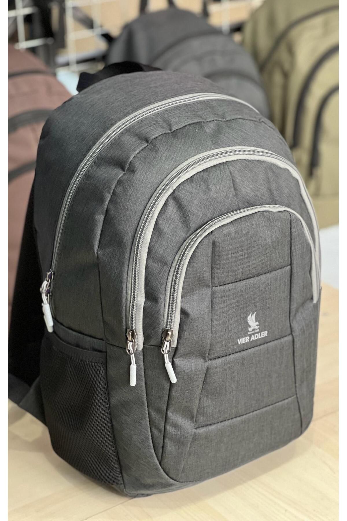 Vier Adler Laptop Bölmeli Sırt çantası Okul çantası Günlük çanta