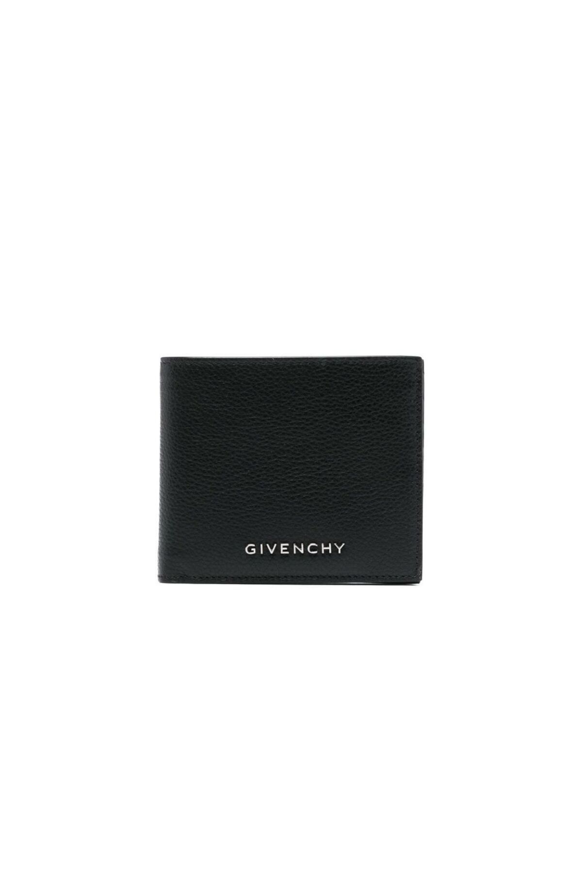 Givenchy Grained-Leather Bi-Fold Wallet