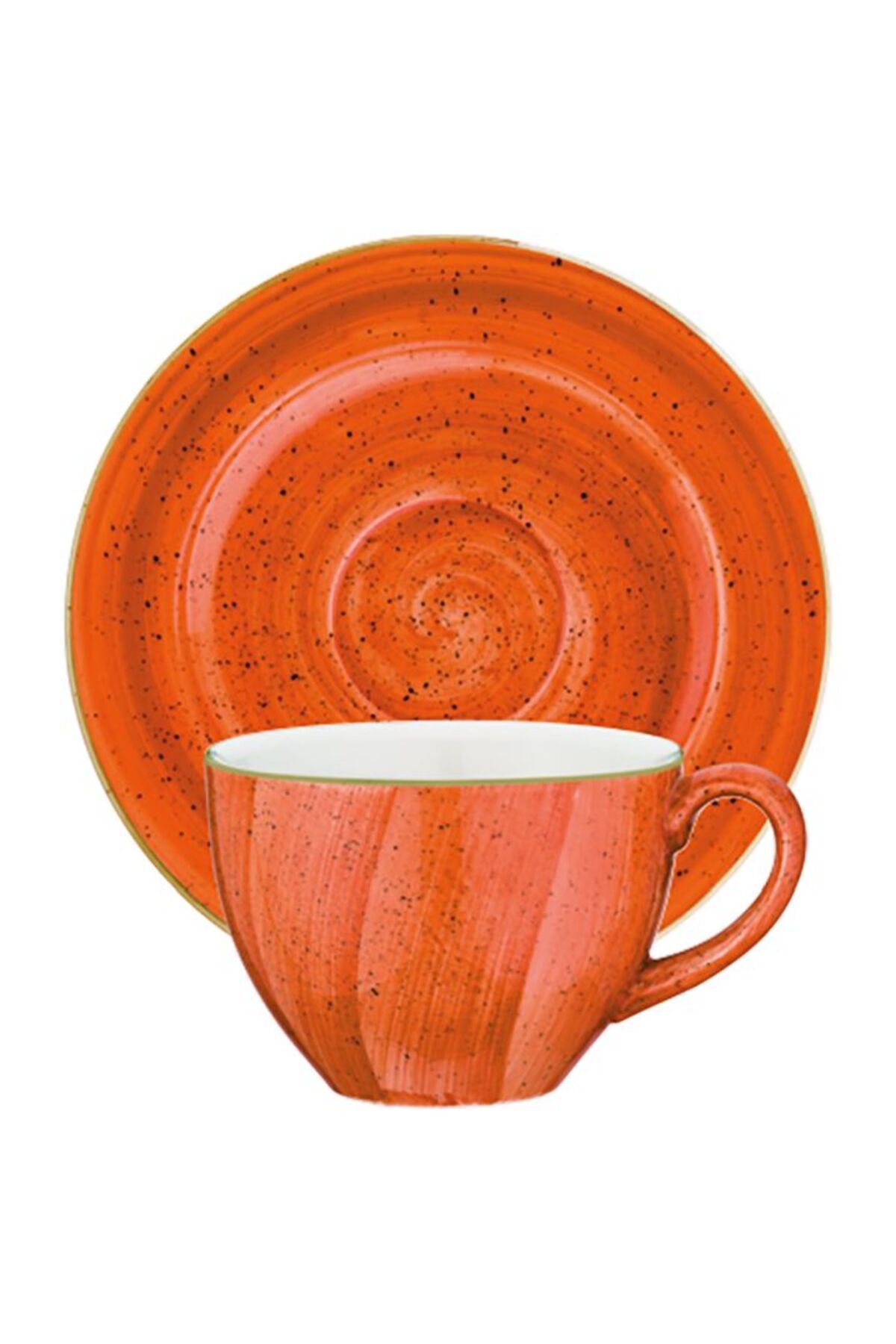 İkram Dünyası Aura Terracota Çay Fincanı Seti 3 kişilik
