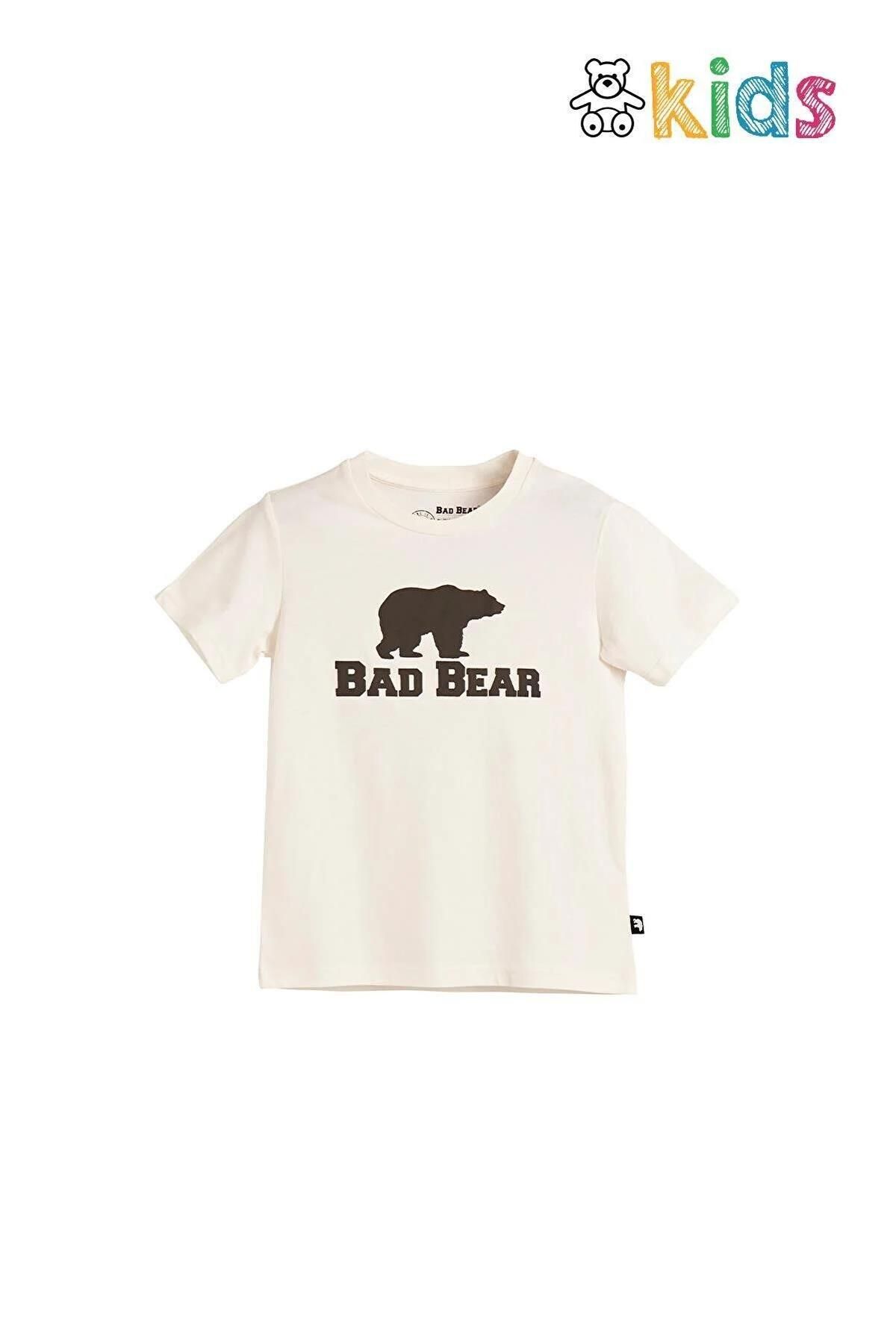 Bad Bear Bad BearBear Tee Kids Off-white Beyaz T-shirt Çocuk Tişört