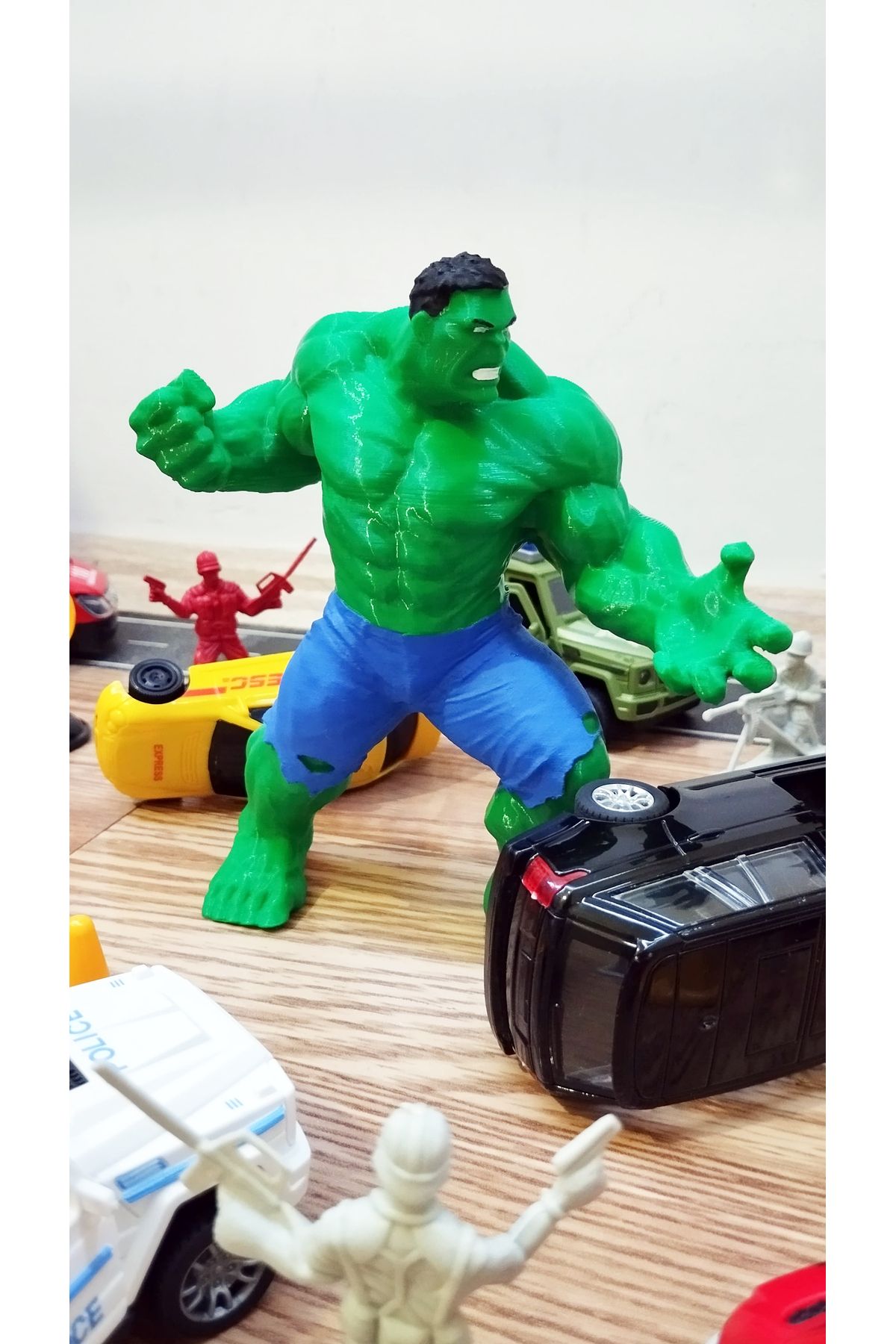 DorDen3D Hulk Figür Marvel Action Figür Dekoratif Büst