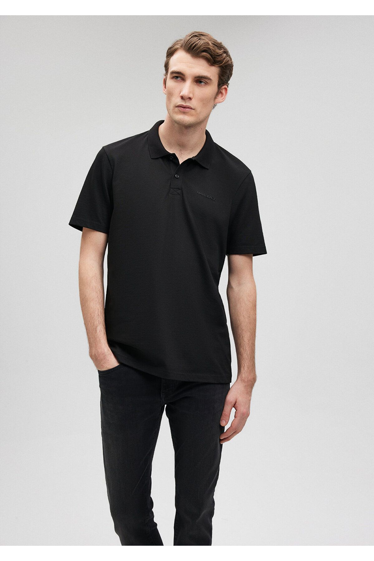 Mavi Black Siyah Polo Tişört Regular Fit / Normal Kesim 0611837-900