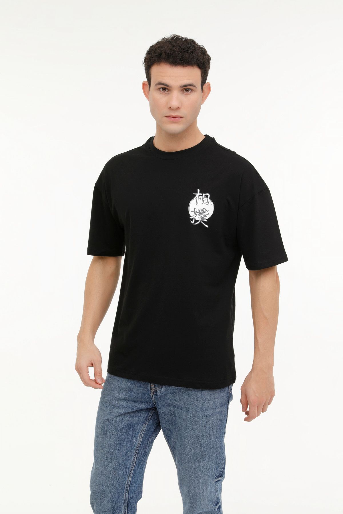 Kinetix ML RADON 11ES-SLG-105 4FX Siyah Erkek Kısa Kol T-Shirt