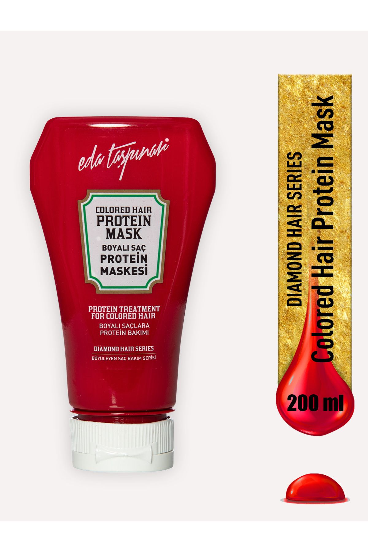 Eda Taşpınar Saç Ketchup Boyalı Saç Protein Maskesi & Kremi 200ml (EGY0003)