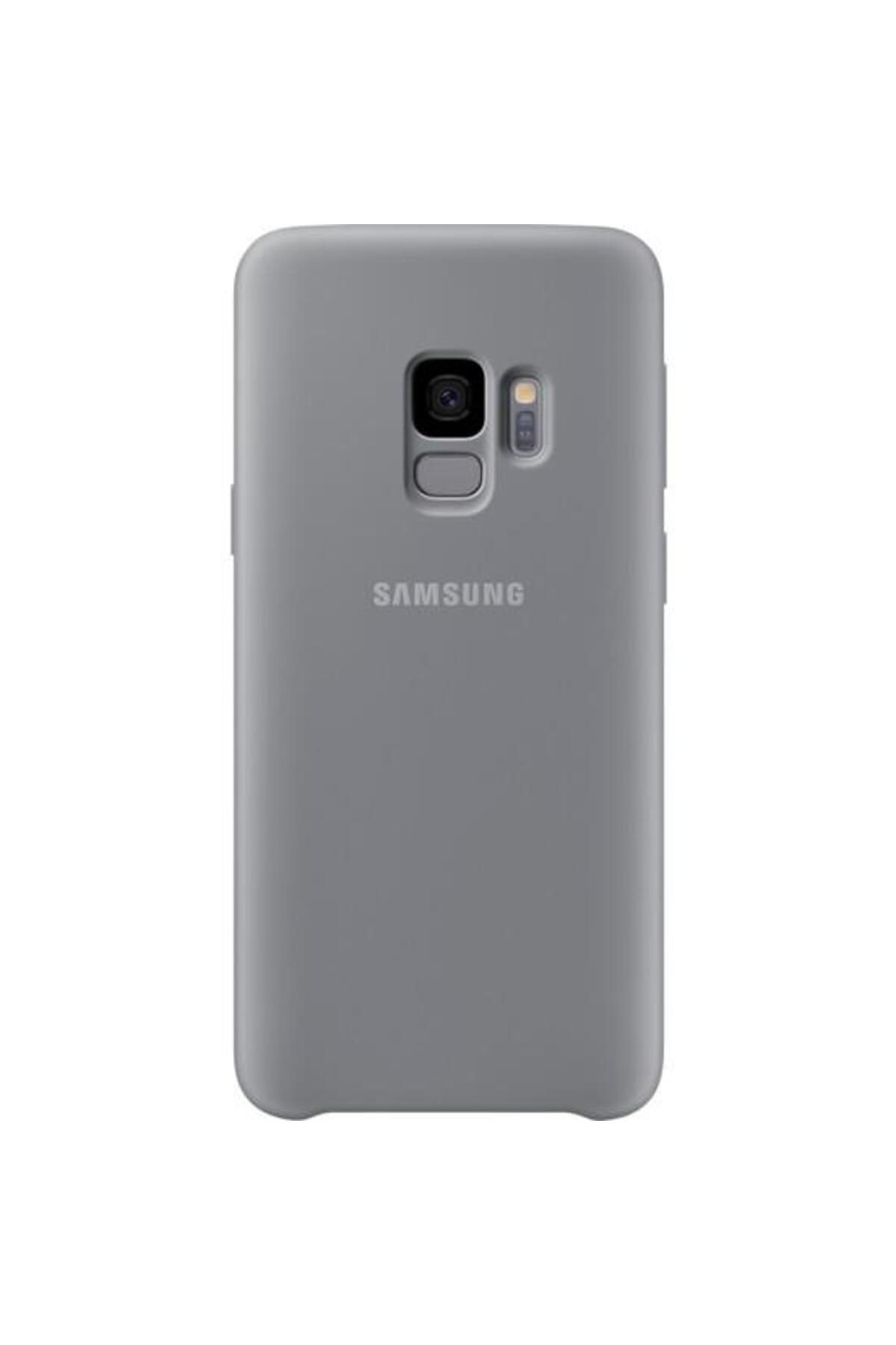 Samsung Galaxy S9 Silikon Kılıf Gri Ef-pg960tjegww
